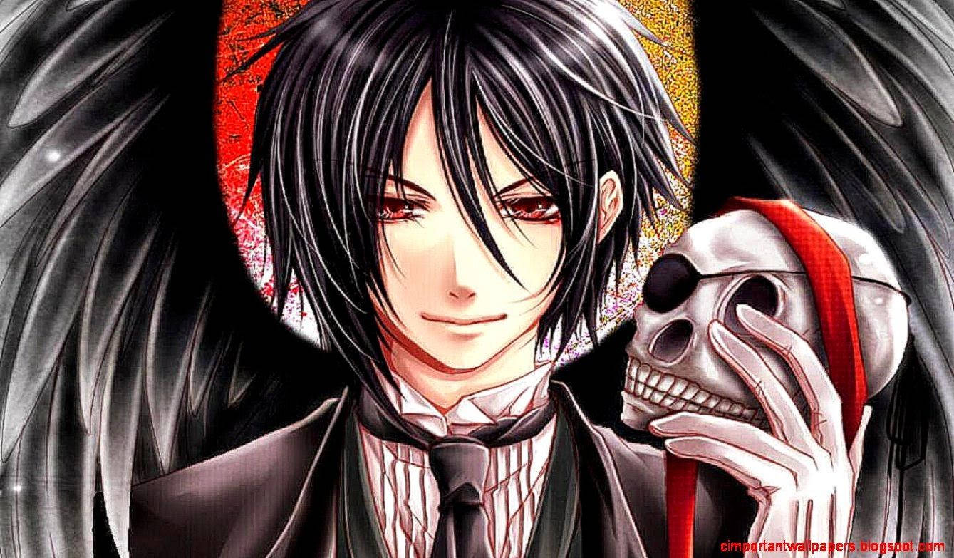 Fondo de pantalla de chico anime Sebastian en Black Butler