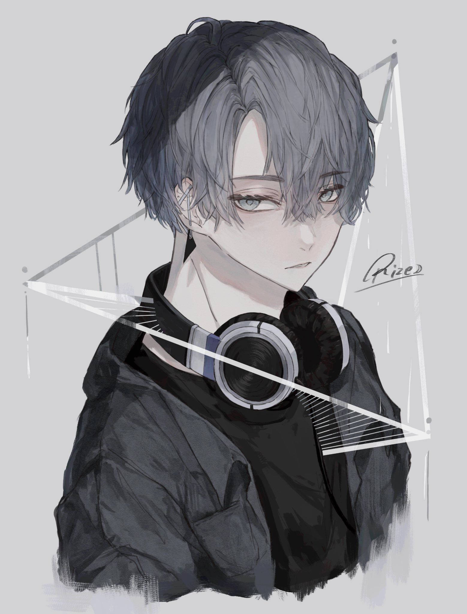 Chico con Audífonos Anime Pfp Atrevido Fondos de pantalla