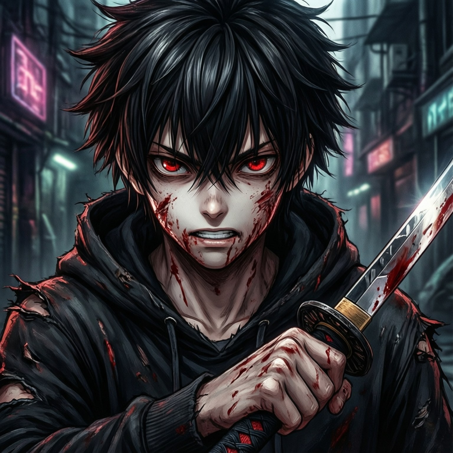 Chico de Espada Oscura Fondos de pantalla