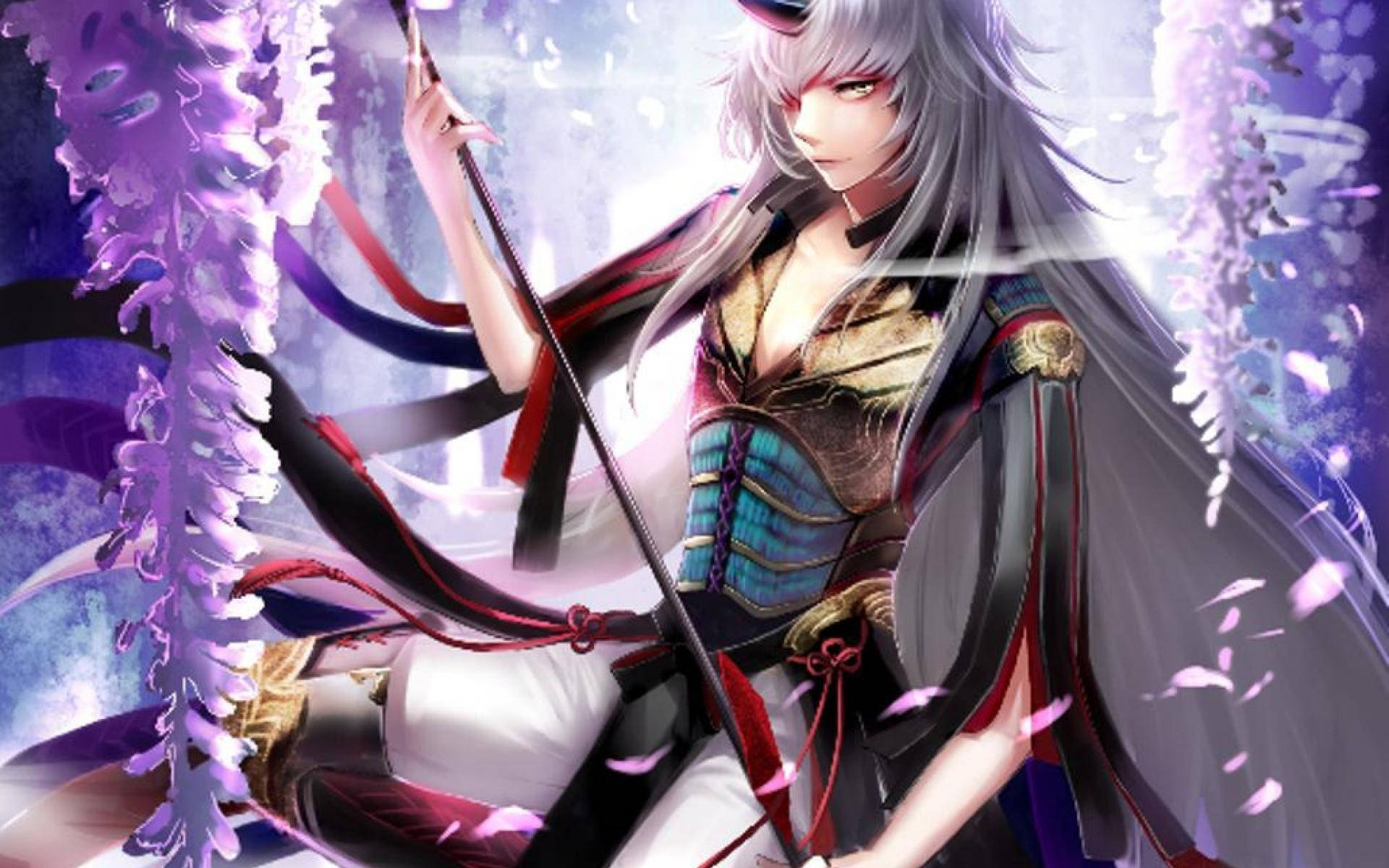 Fondo de pantalla de chico demonio anime atractivo