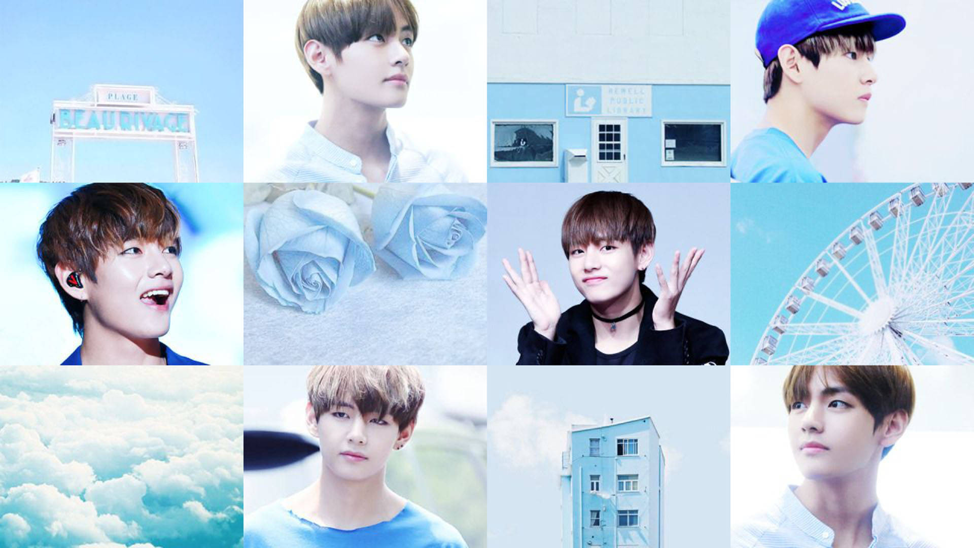 Chico estético BTS V Fondos de pantalla