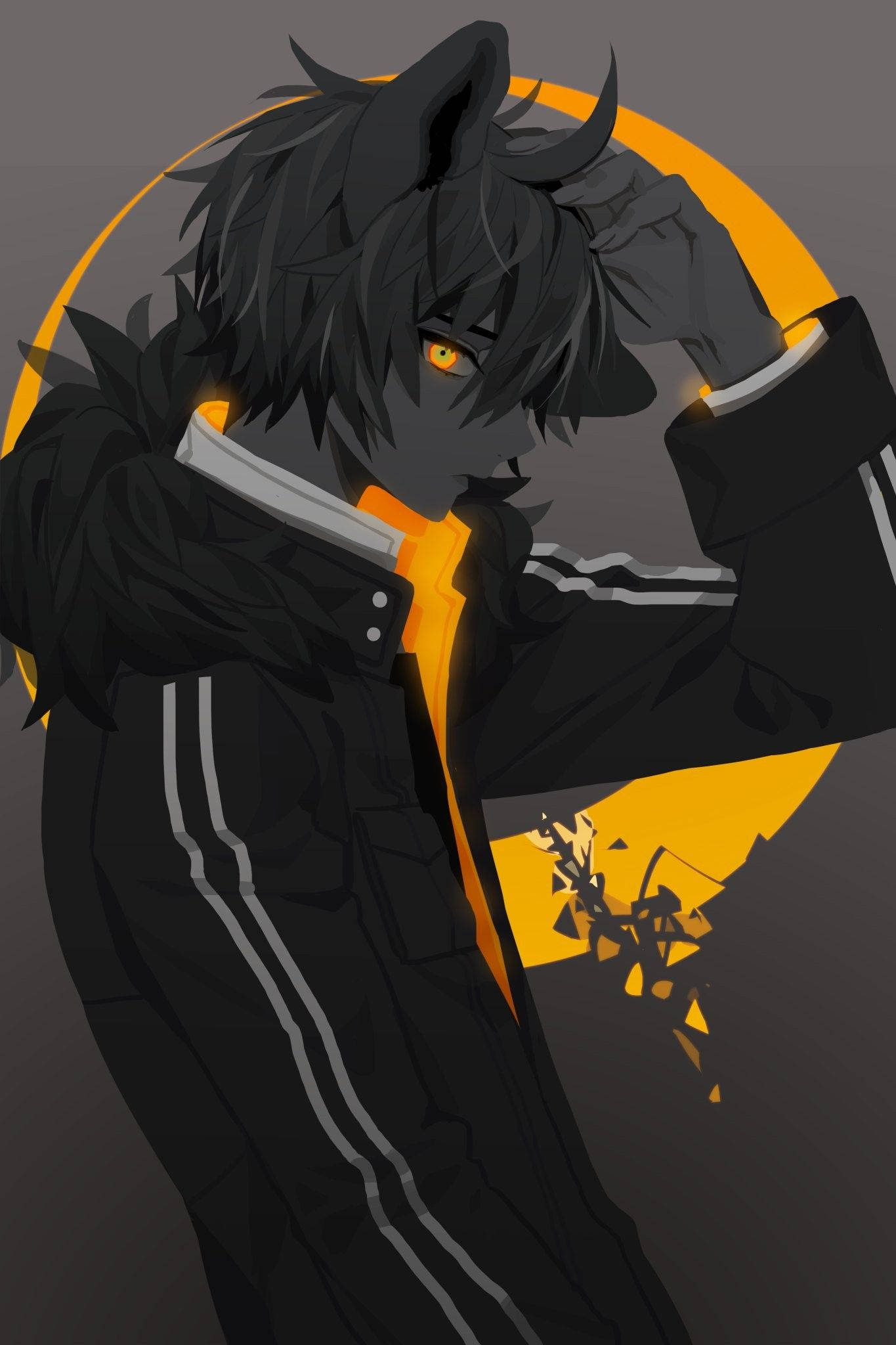 Chico gato demonio anime Fondos de pantalla