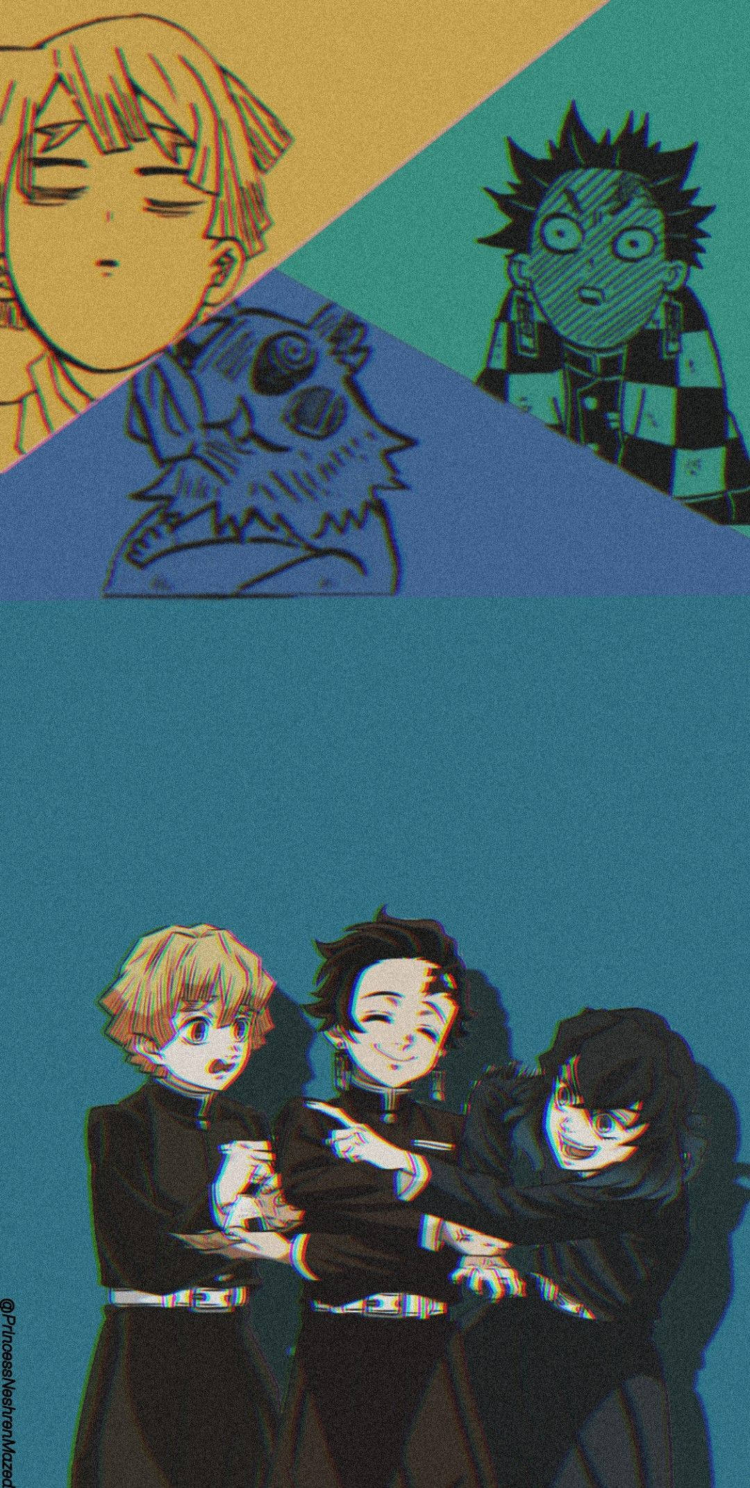 Chicos Estéticos de Demon Slayer para iPhone Fondos de pantalla