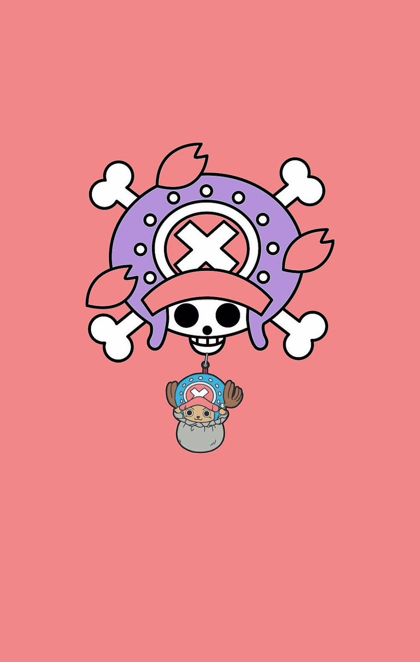 Chopper y Calavera One Piece iPhone Fondos de pantalla