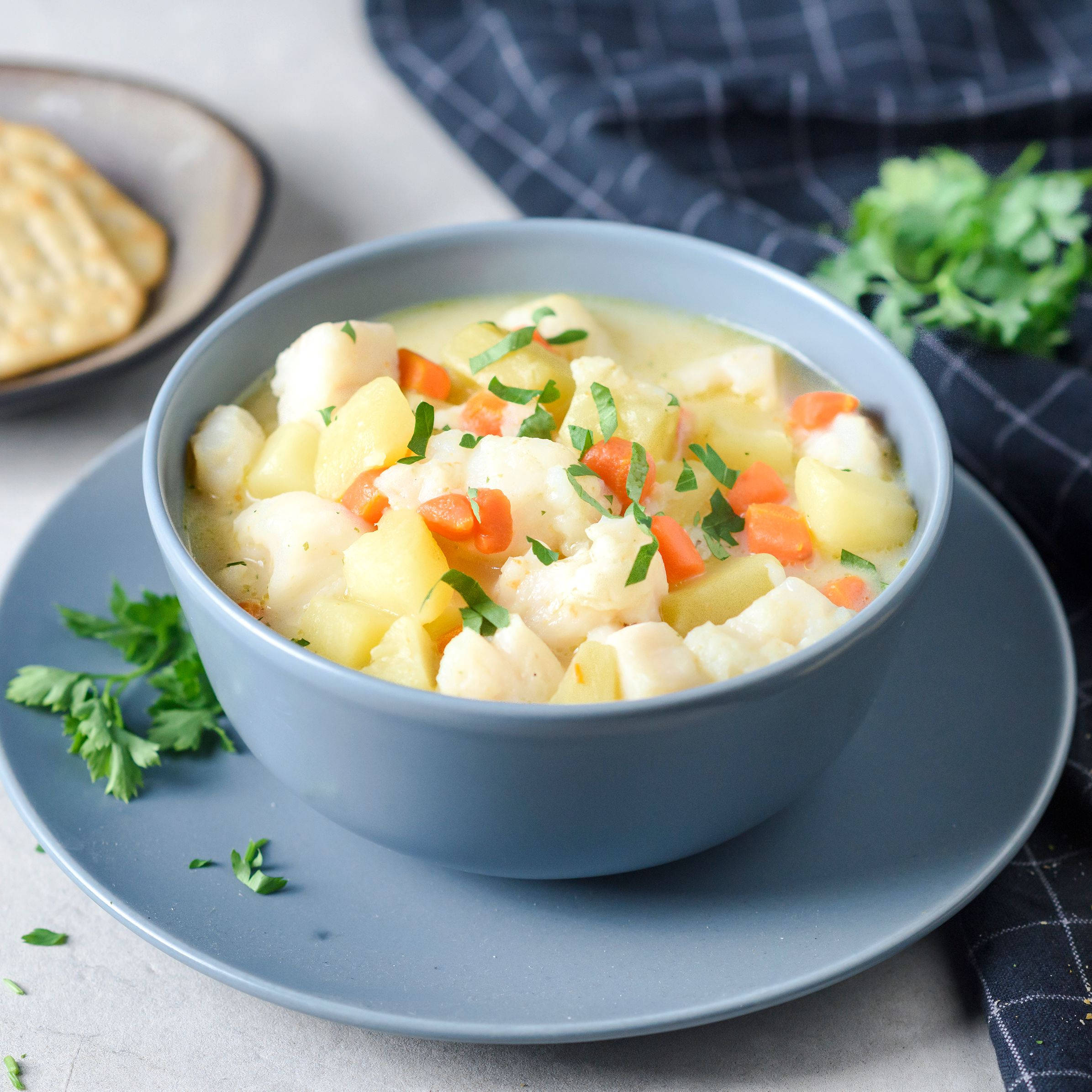 Chowder de Pescado y Papa Fondos de pantalla