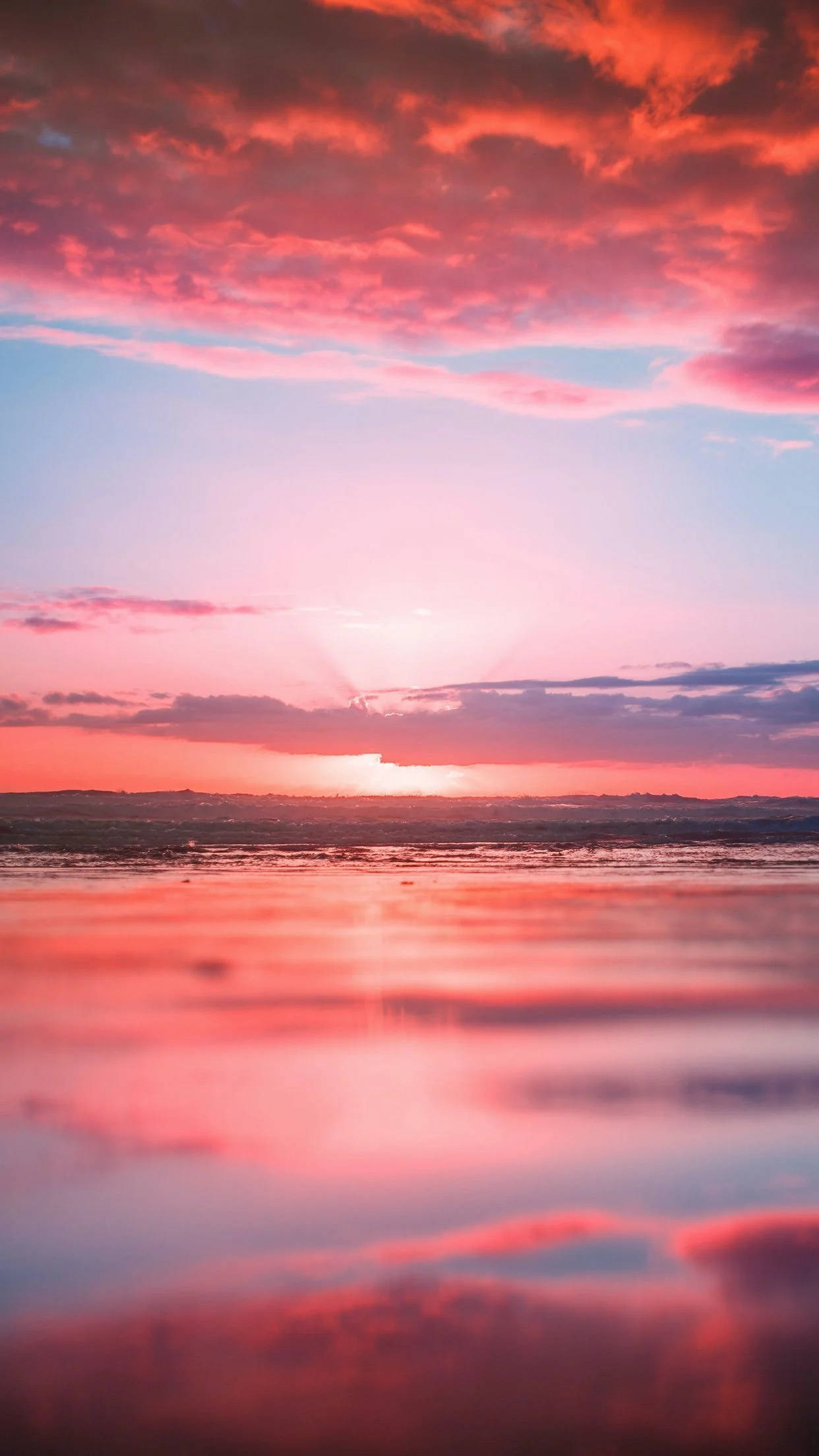 Cielo al atardecer desde ángulo bajo Fondos de pantalla