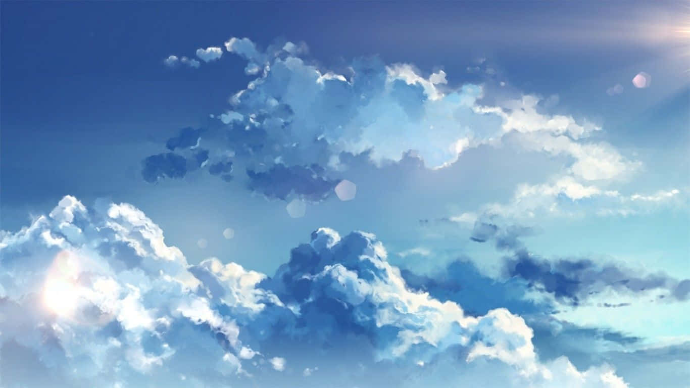 Cielo Azul Claro Estético para Laptop Fondos de pantalla