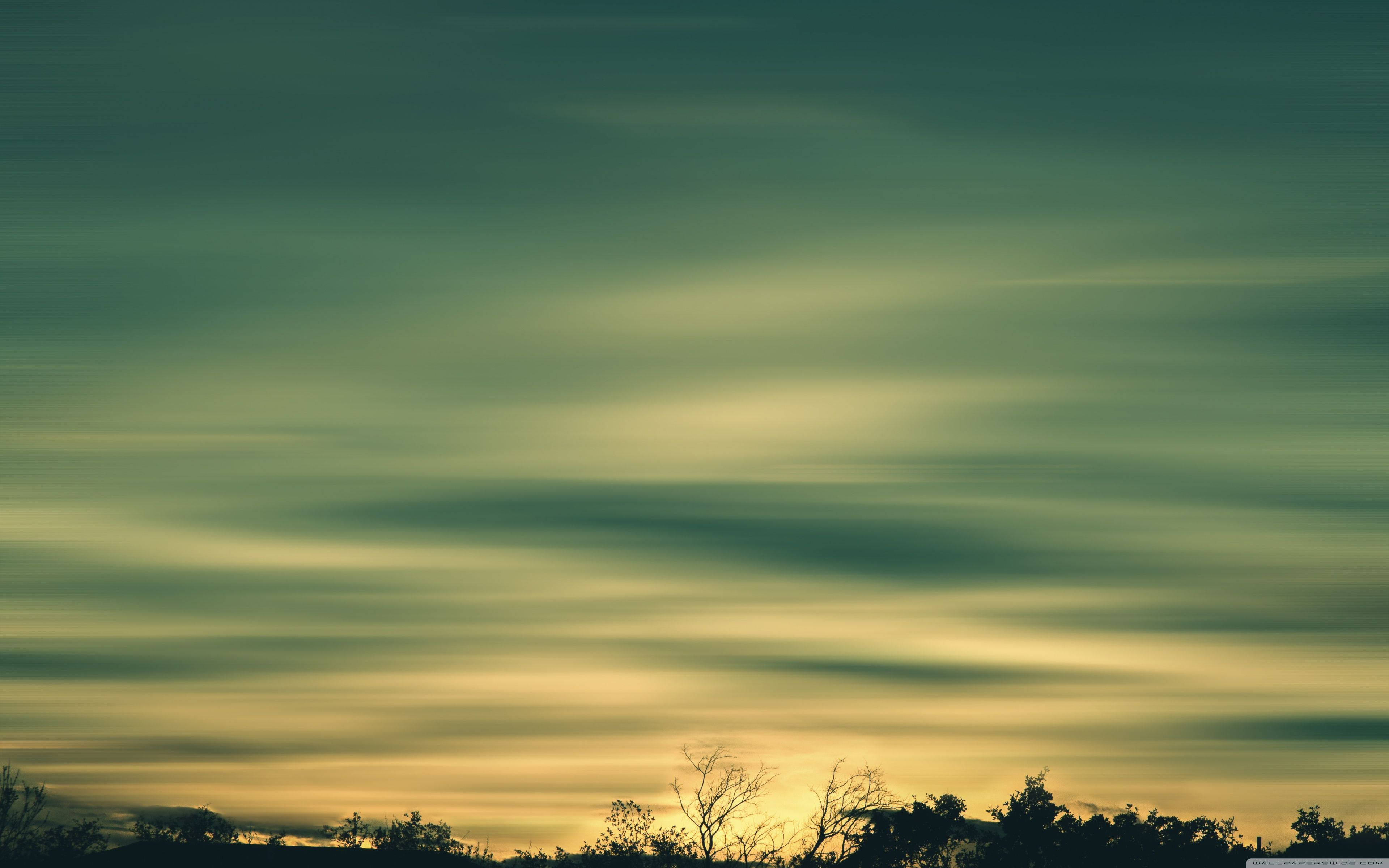 Cielo Azul Verdoso Sombrío Fondos de pantalla
