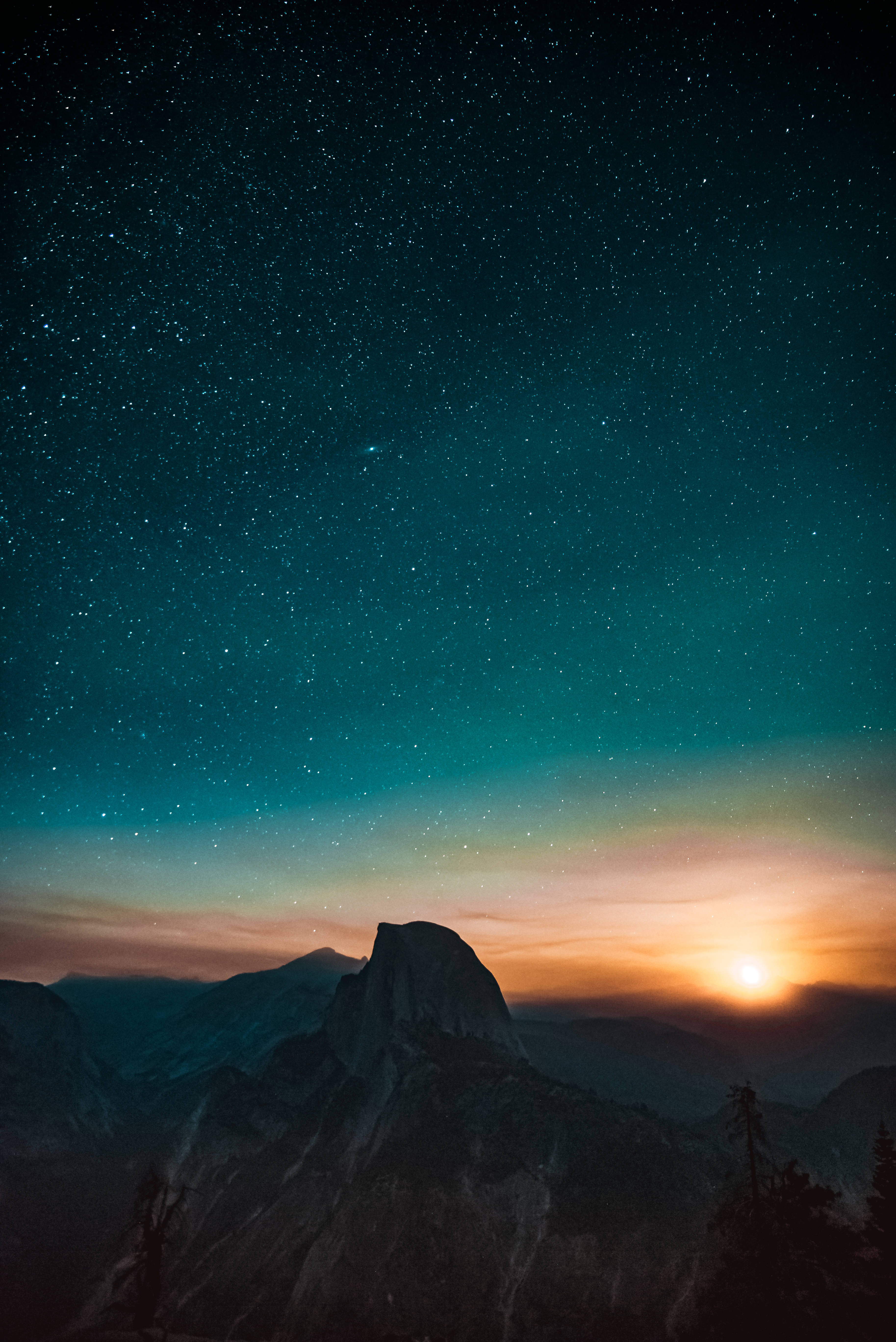 Cielo Crepuscular Estrellas iPad Genial Fondos de pantalla