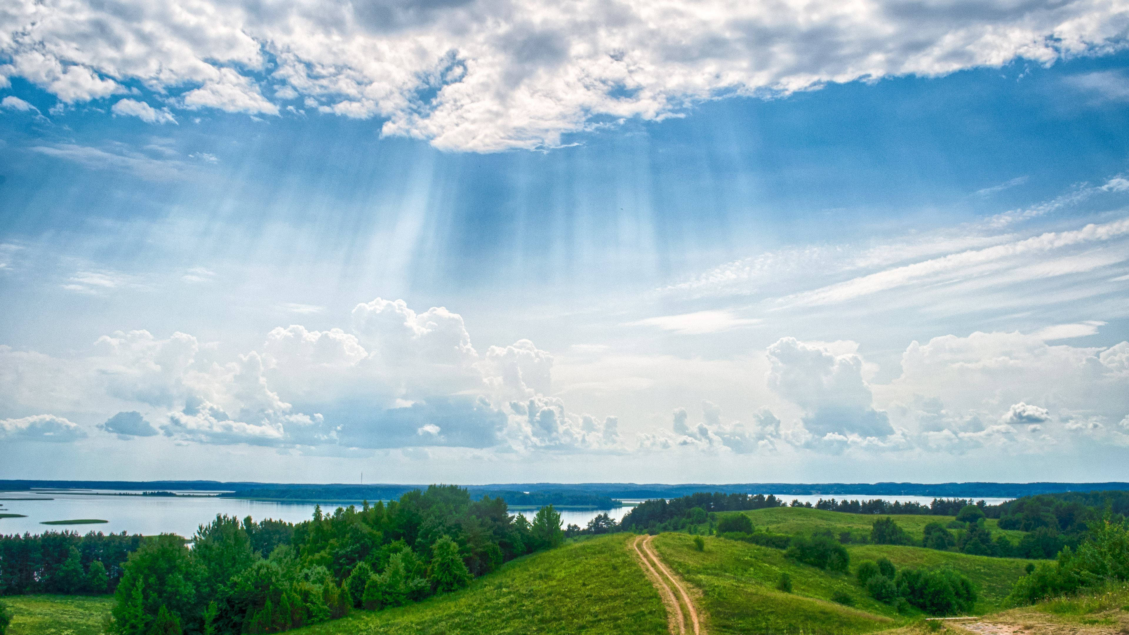 Cielo despejado de Bielorrusia Fondos de pantalla