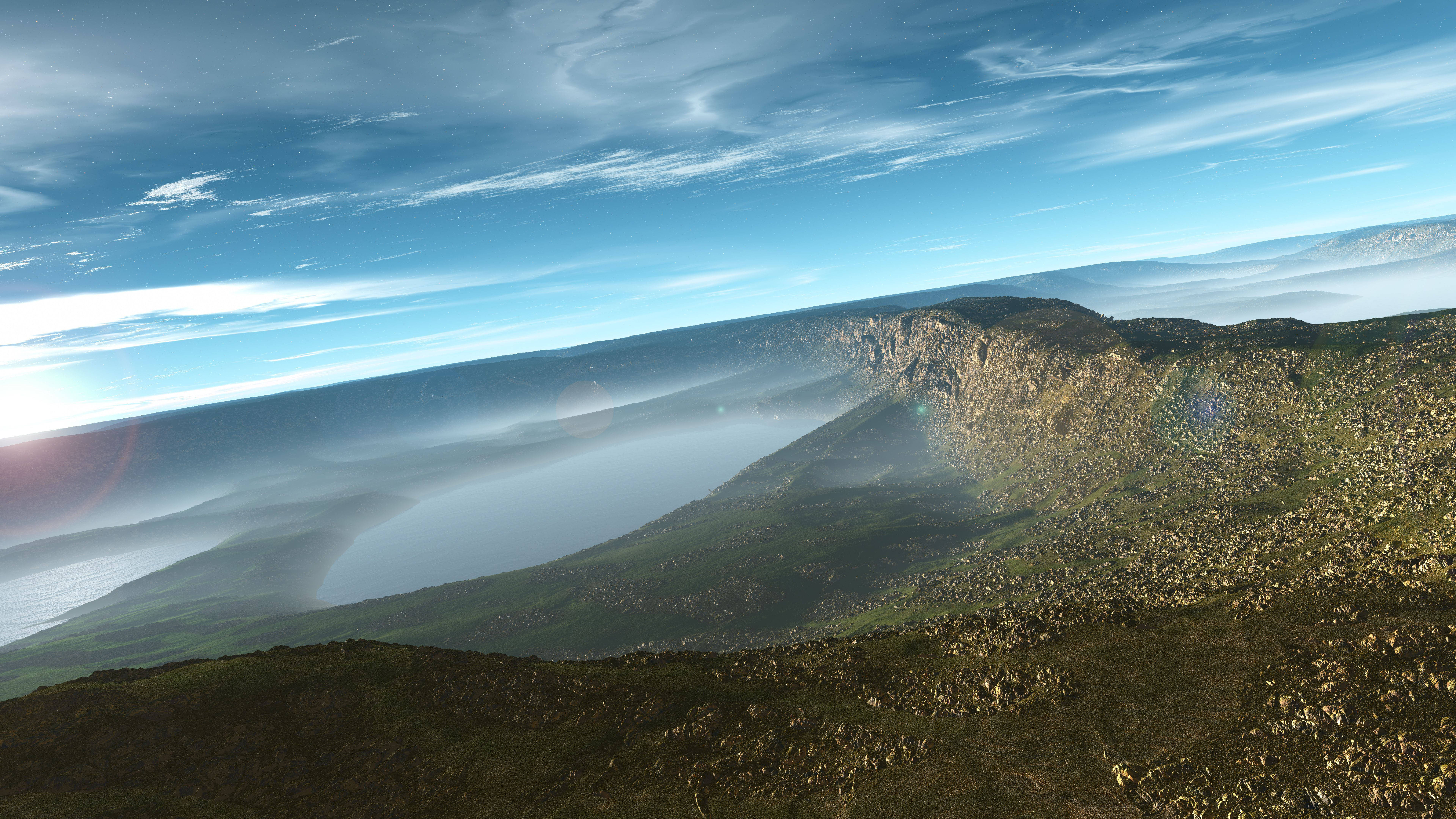 Cielo en resolución Ultra HD 8K 7680x4320 para escritorio Fondos de pantalla