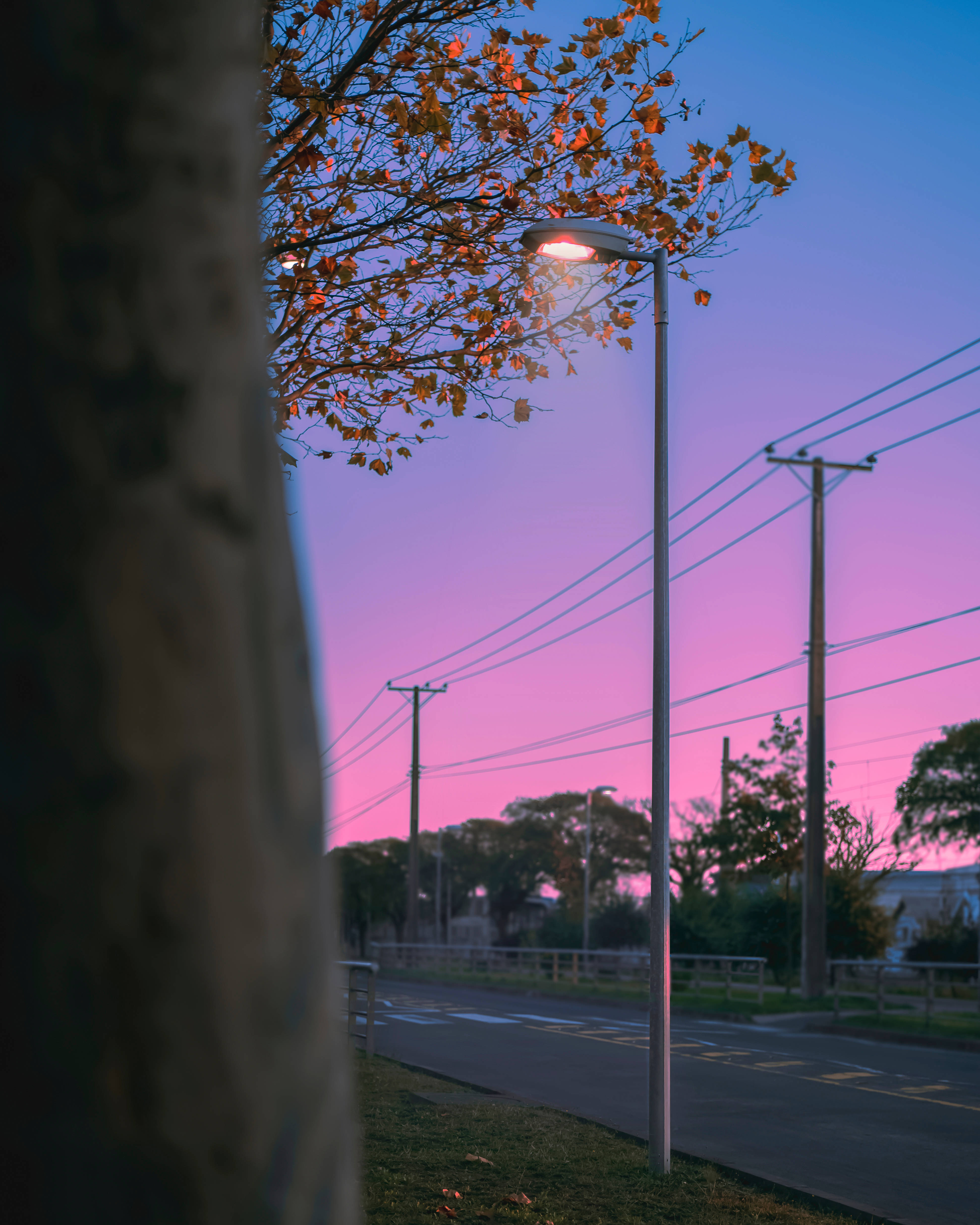 Cielo Estético Púrpura Claro Cautivador Fondos de pantalla
