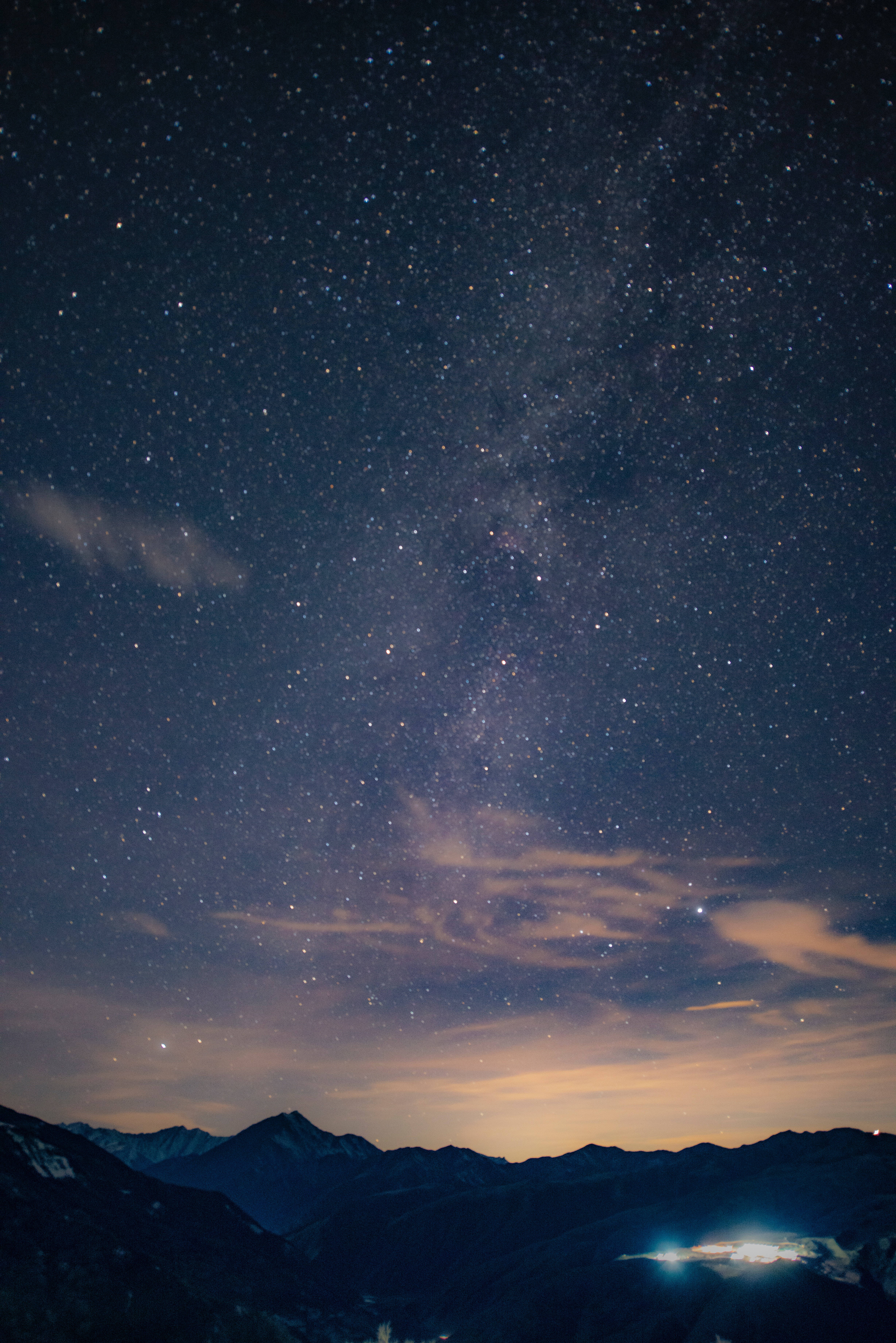 Cielo Estrellado Después del Atardecer Fondos de pantalla