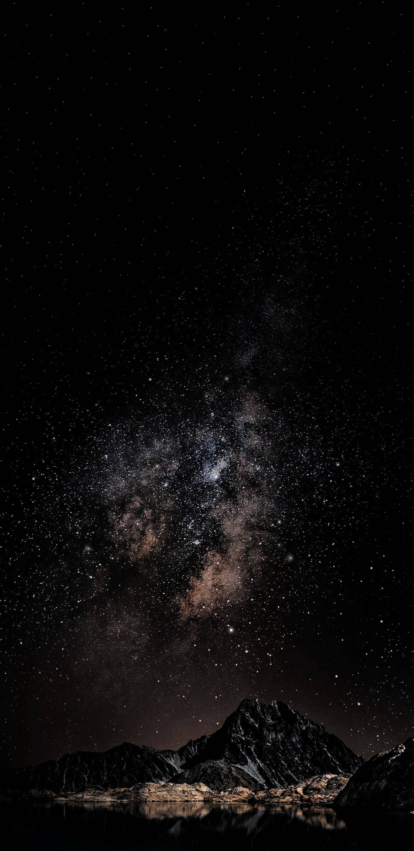 Cielo Estrellado Sobre la Montaña Fondos de pantalla