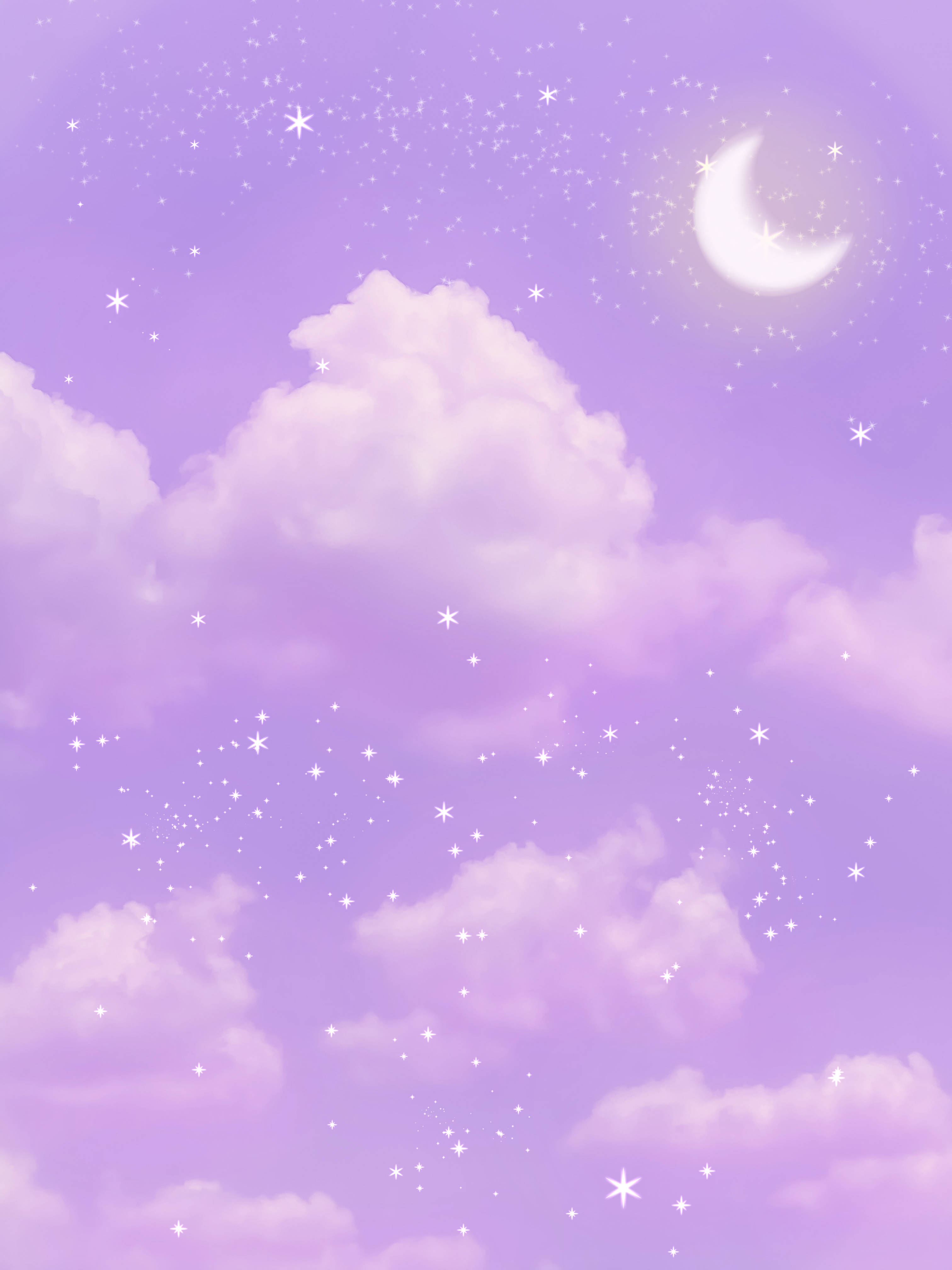 Cielo Nube Lila Pastel Fondos de pantalla