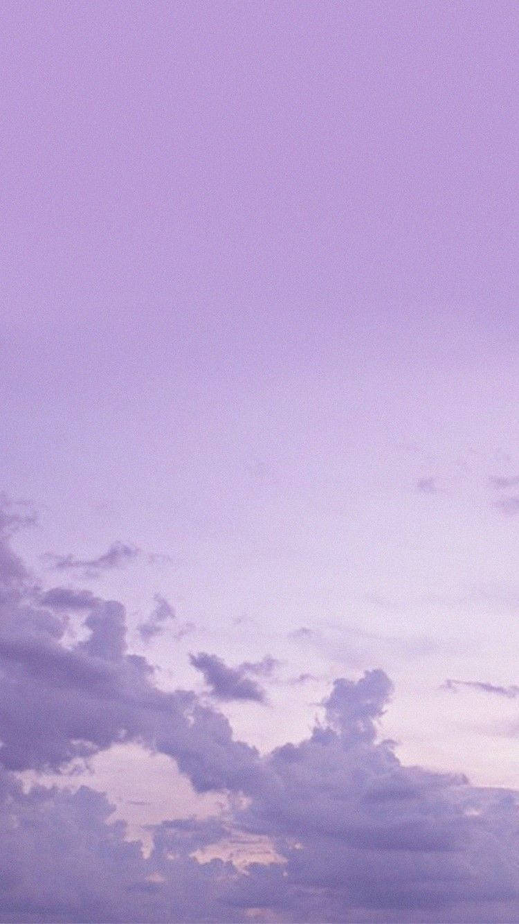 Cielo Nublado Púrpura Pastel Tumblr Fondos de pantalla
