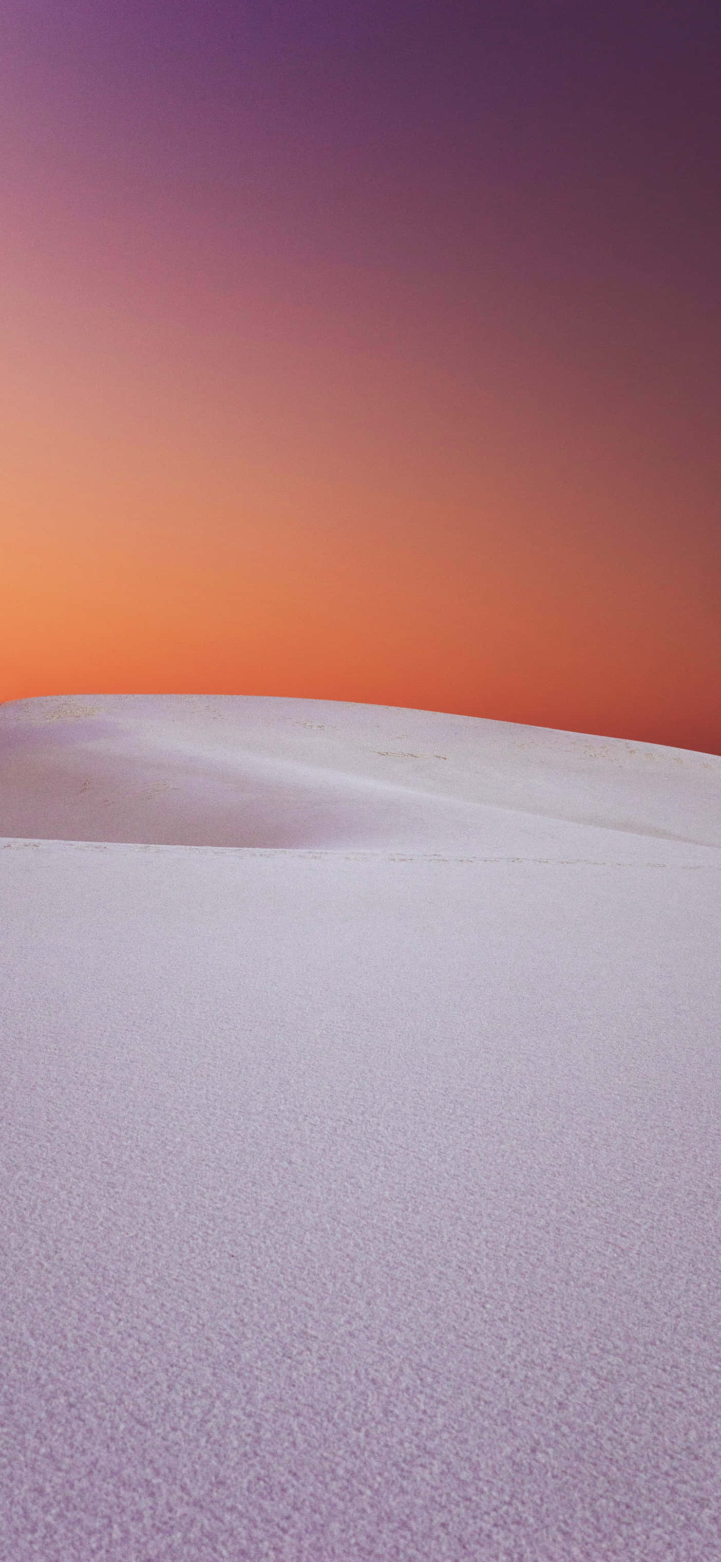 Cielo Púrpura al Atardecer del Desierto iPhone Fondos de pantalla