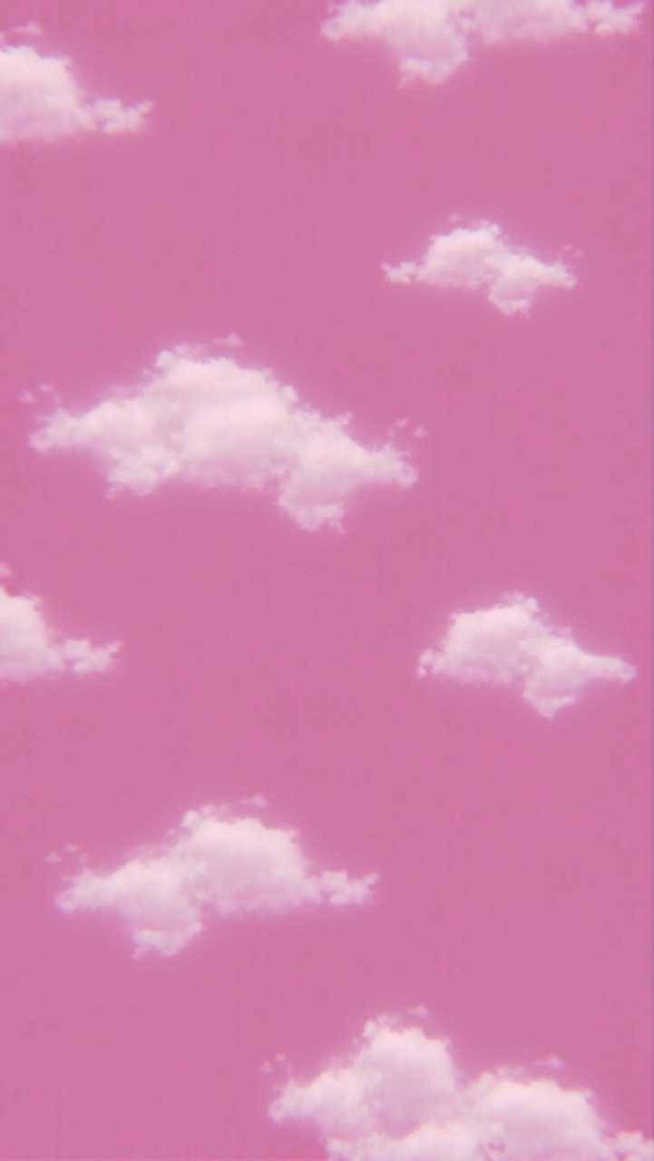Cielo Rosa Estético para iPhone Fondos de pantalla
