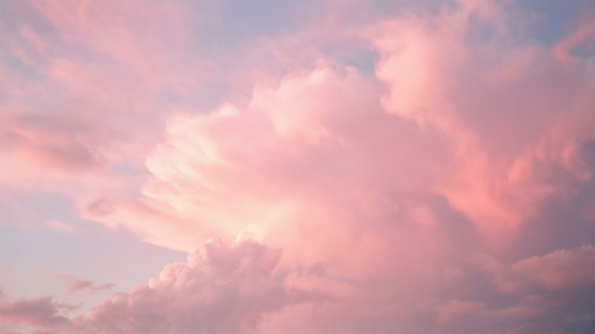Cielo Rosado Nublado Fondos de pantalla