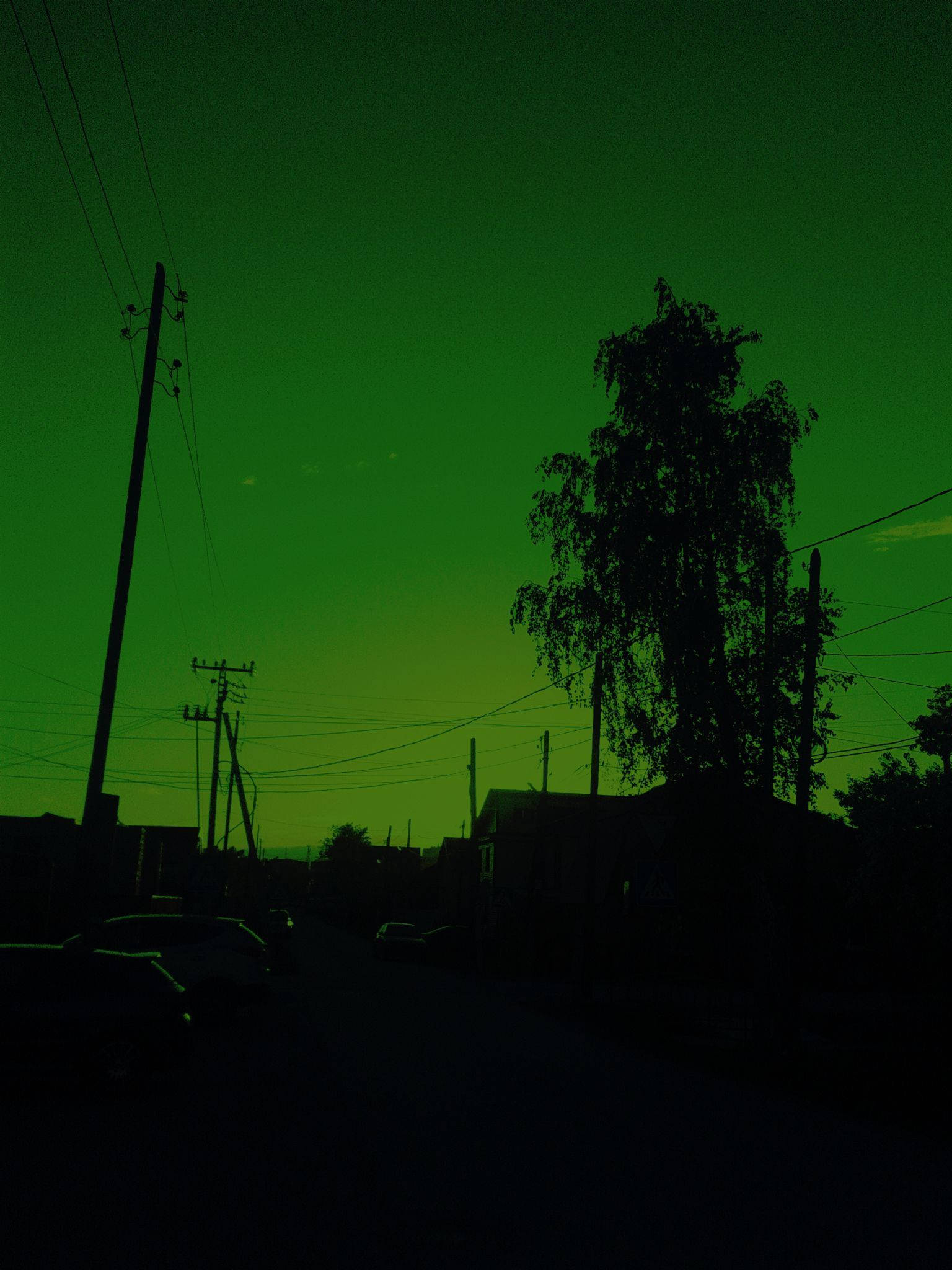 Cielo Verde Oscuro Fondos de pantalla