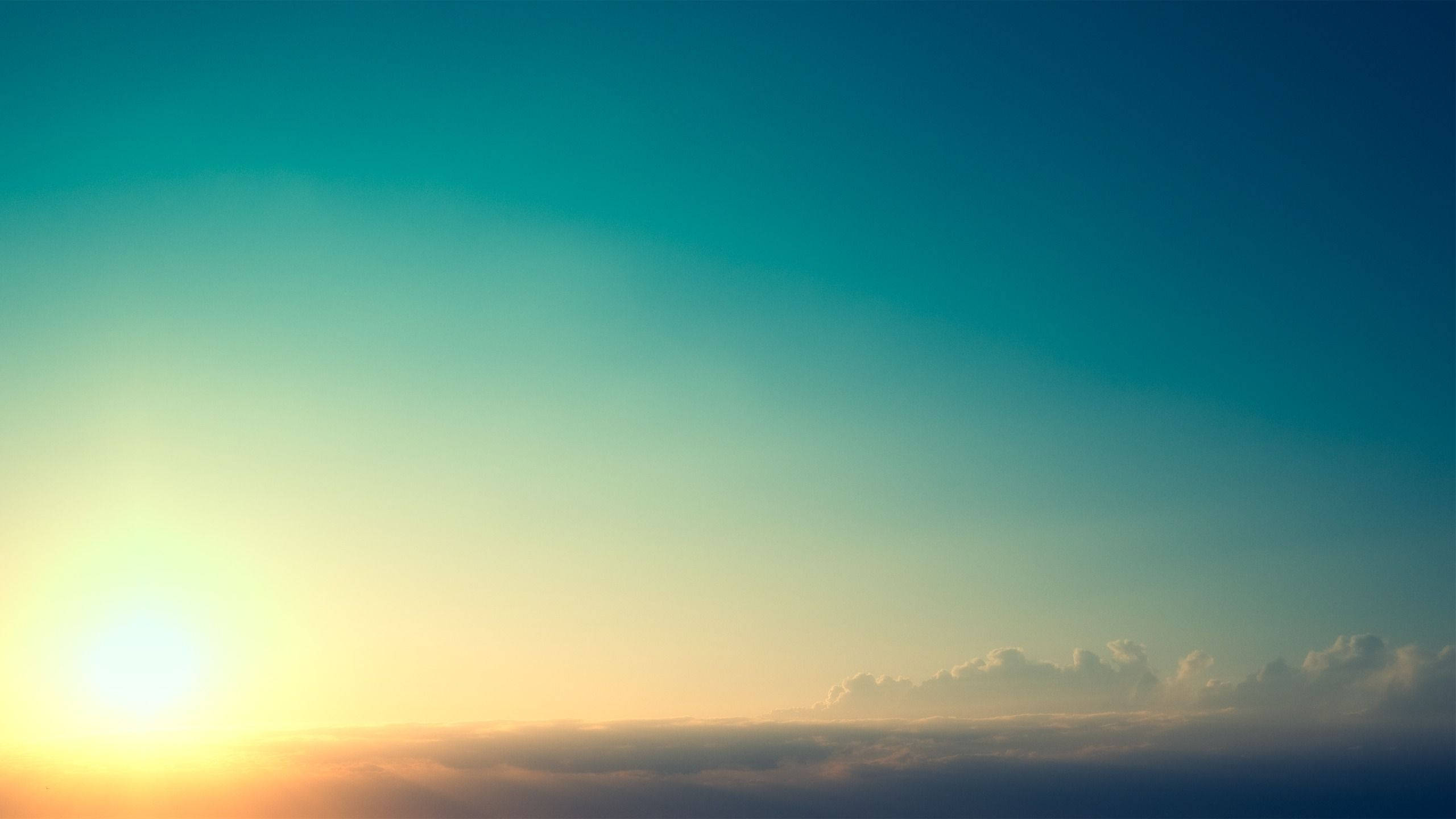 Cielo Verde y el Sol Fondos de pantalla
