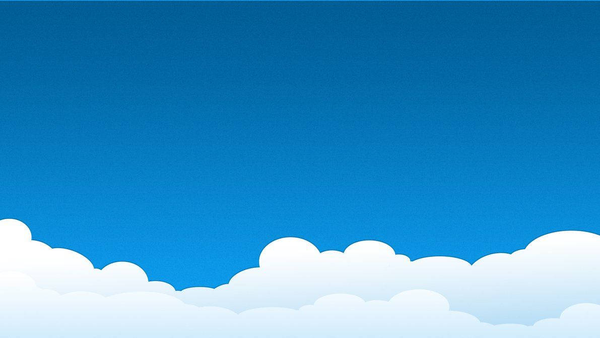Cielo y nubes animados simples Fondos de pantalla