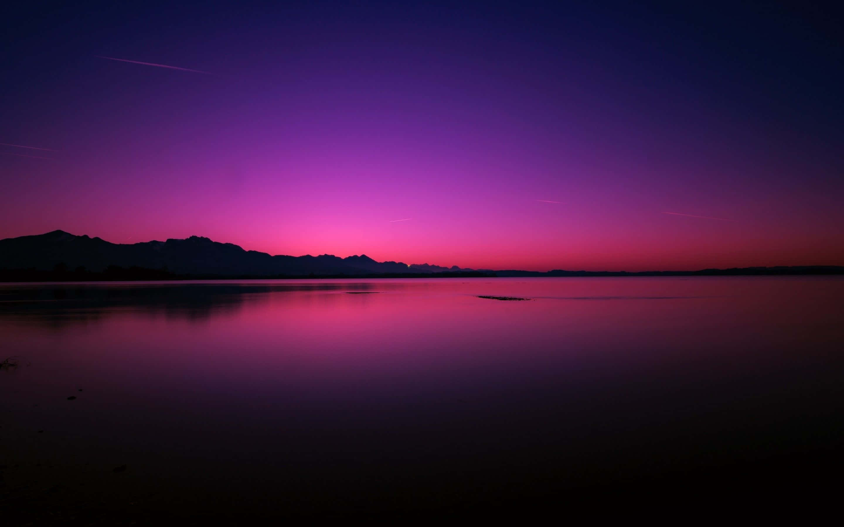 Cielos Estéticos Rosa Oscuro y Púrpura Fondos de pantalla