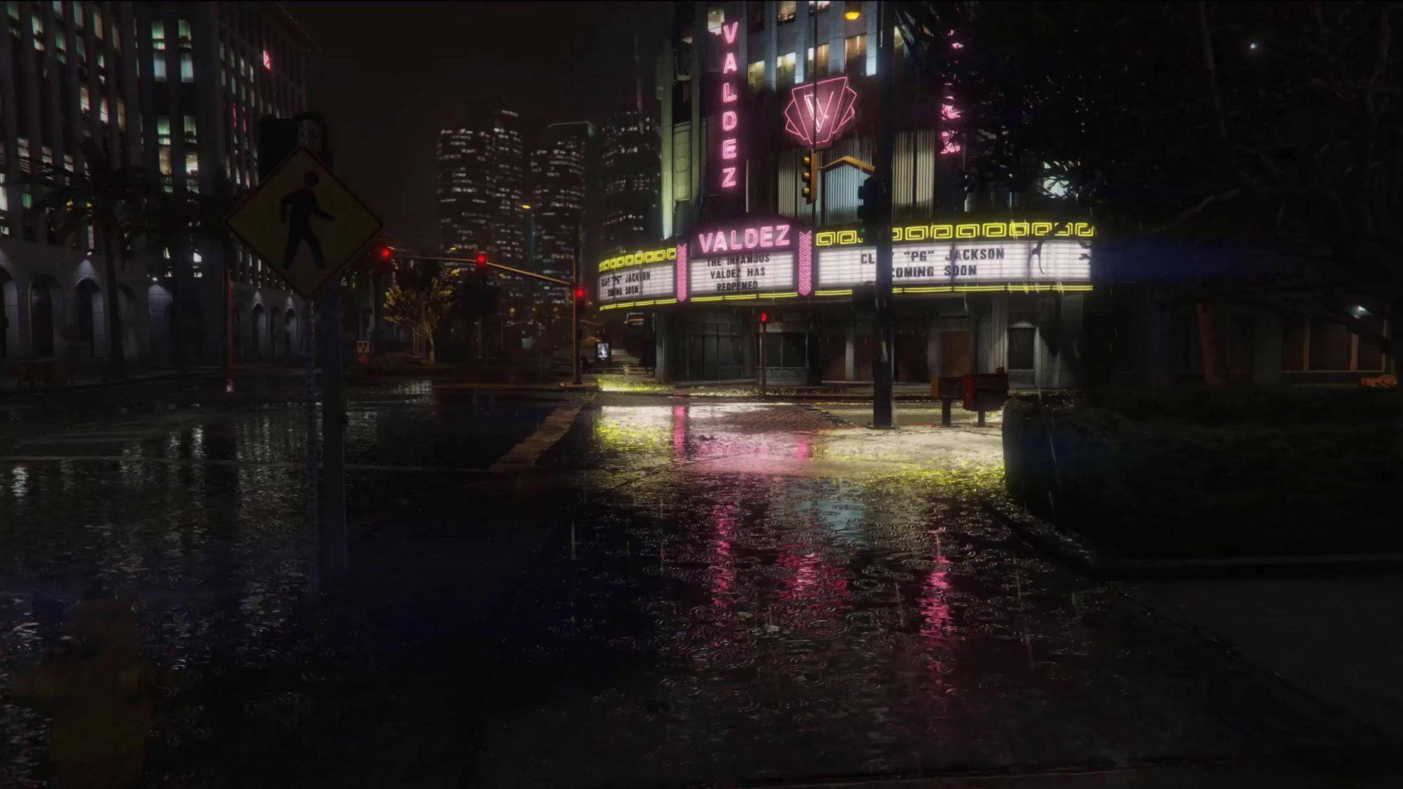 Cine en Movimiento 4K de Noche Fondos de pantalla