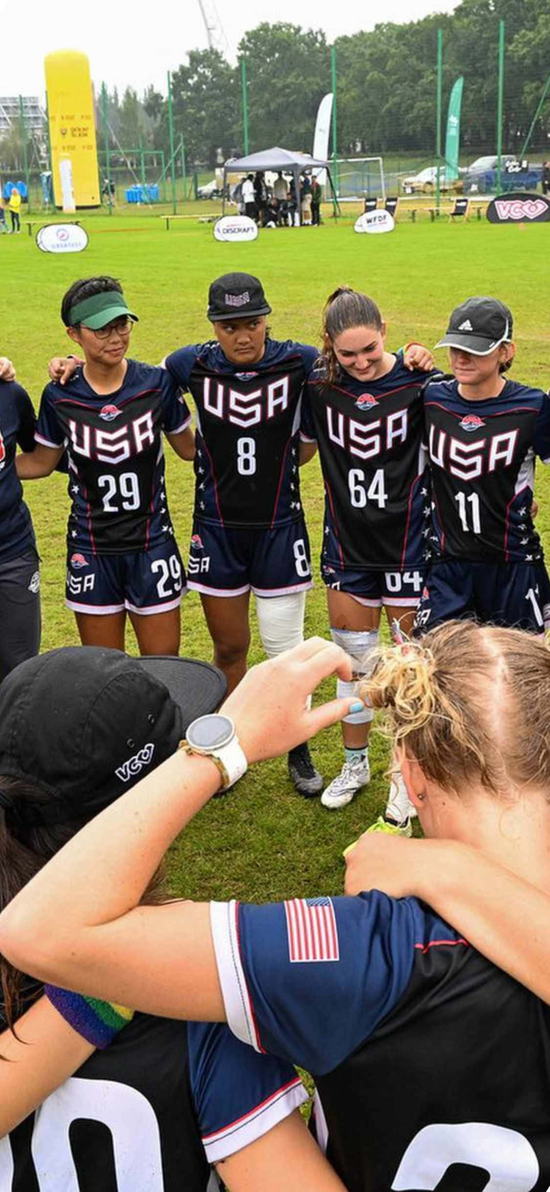 Círculo de fondo de Ultimate Frisbee para iPhone X Fondos de pantalla