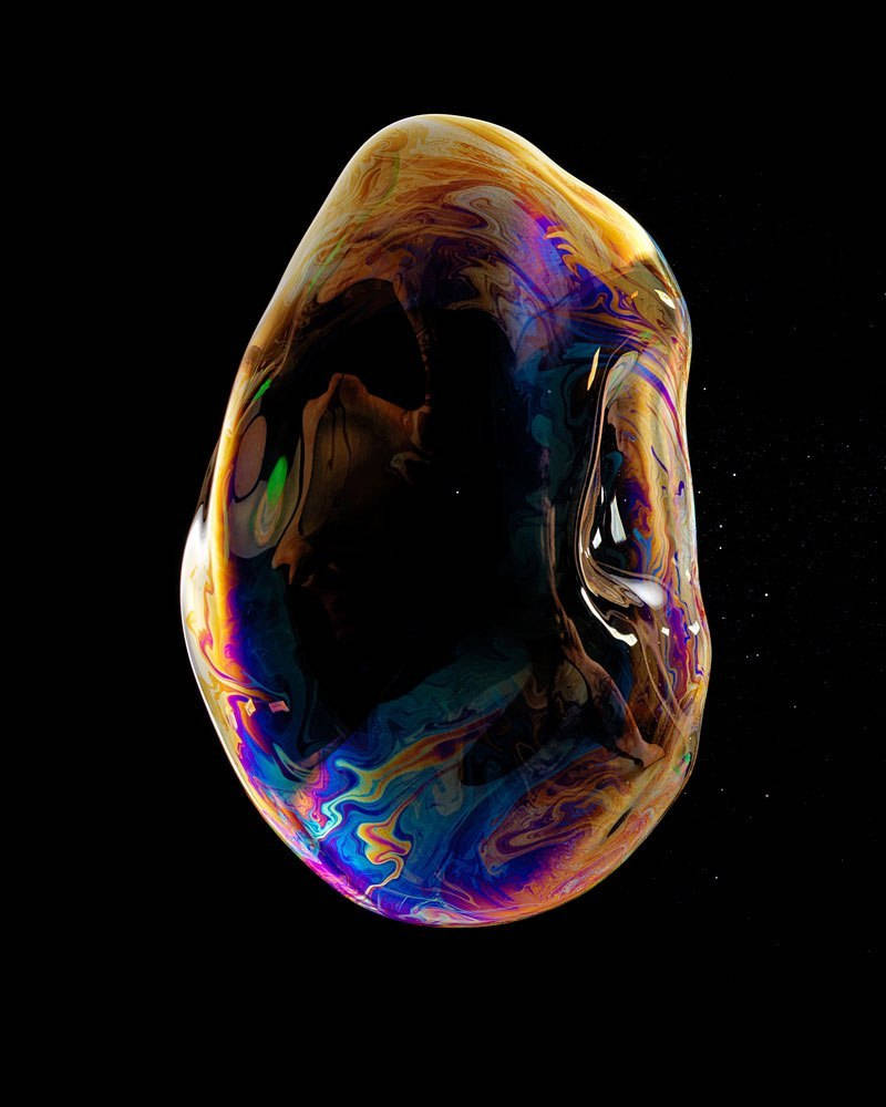 Círculo Distorsionado para iPhone XS Fondos de pantalla