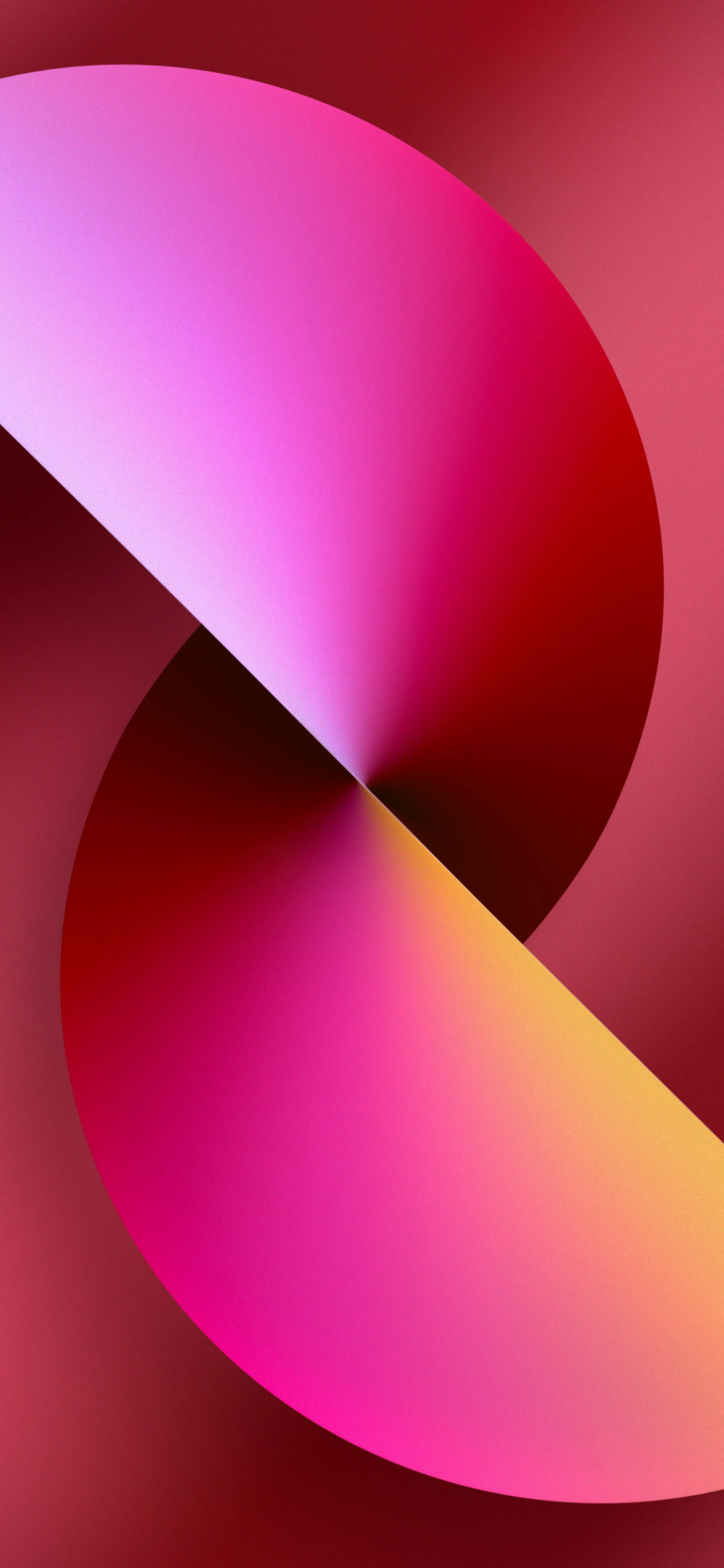 Círculo Rojo Claro iPhone 13 Fondos de pantalla