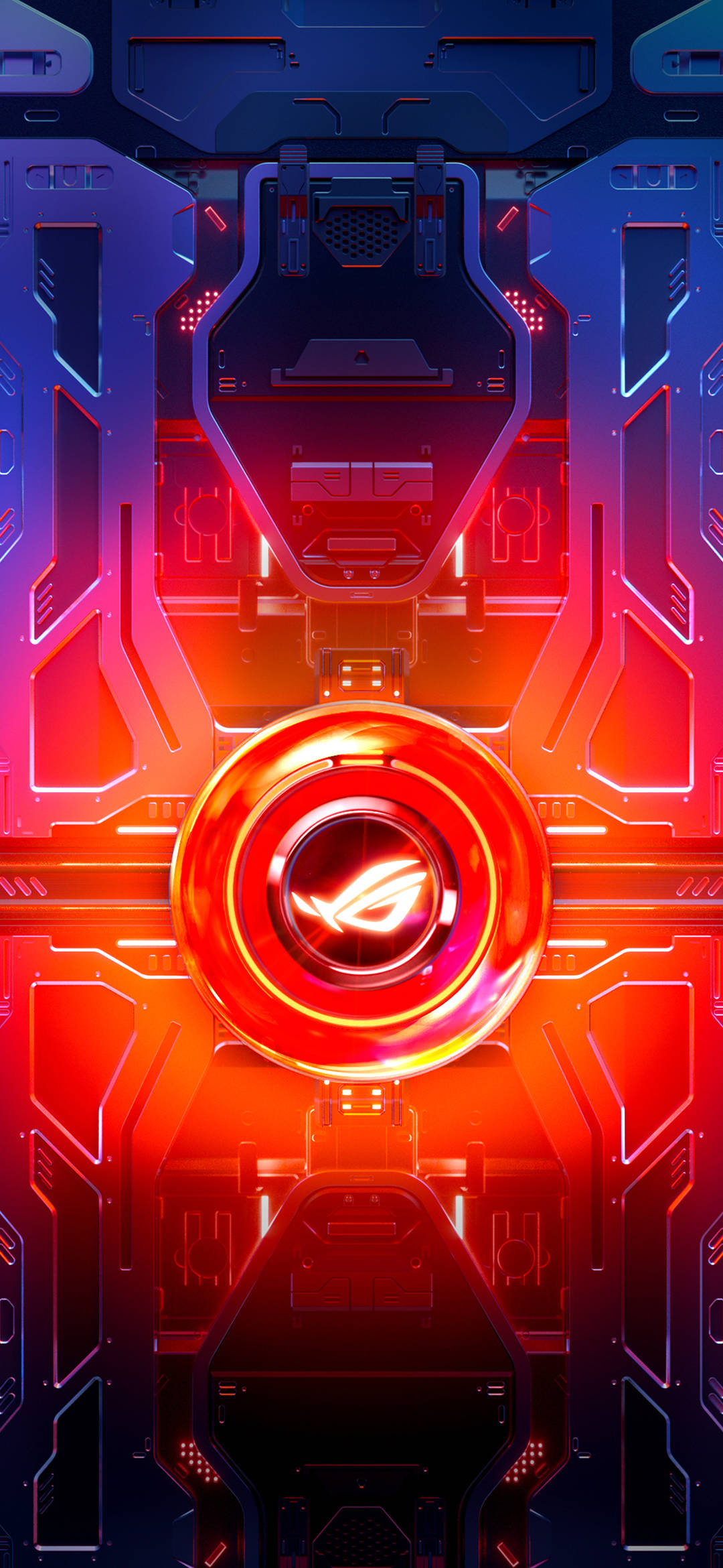 Círculo rojo de Asus ROG Phone Fondos de pantalla