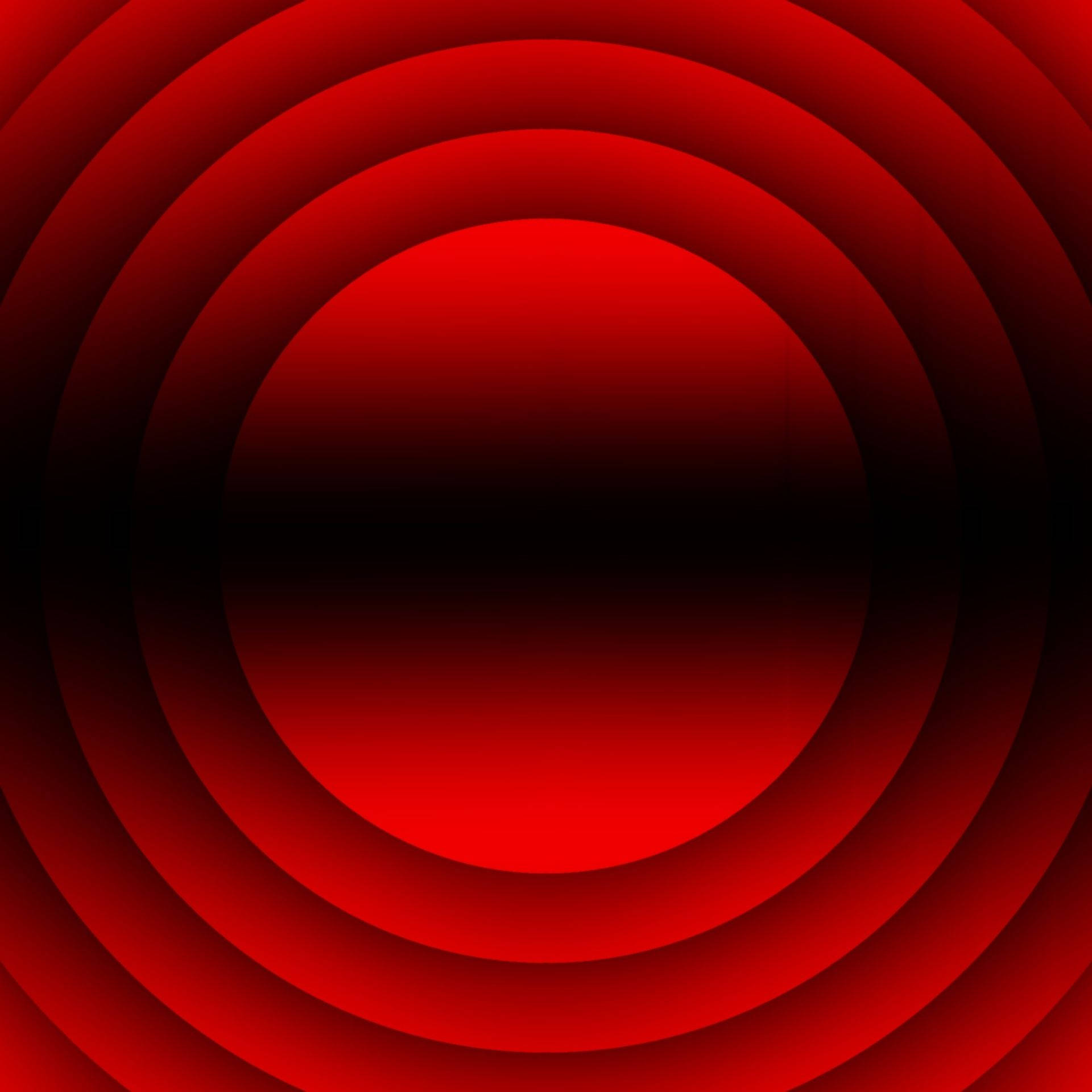 Círculo rojo vibrante con sombra oscura Fondos de pantalla