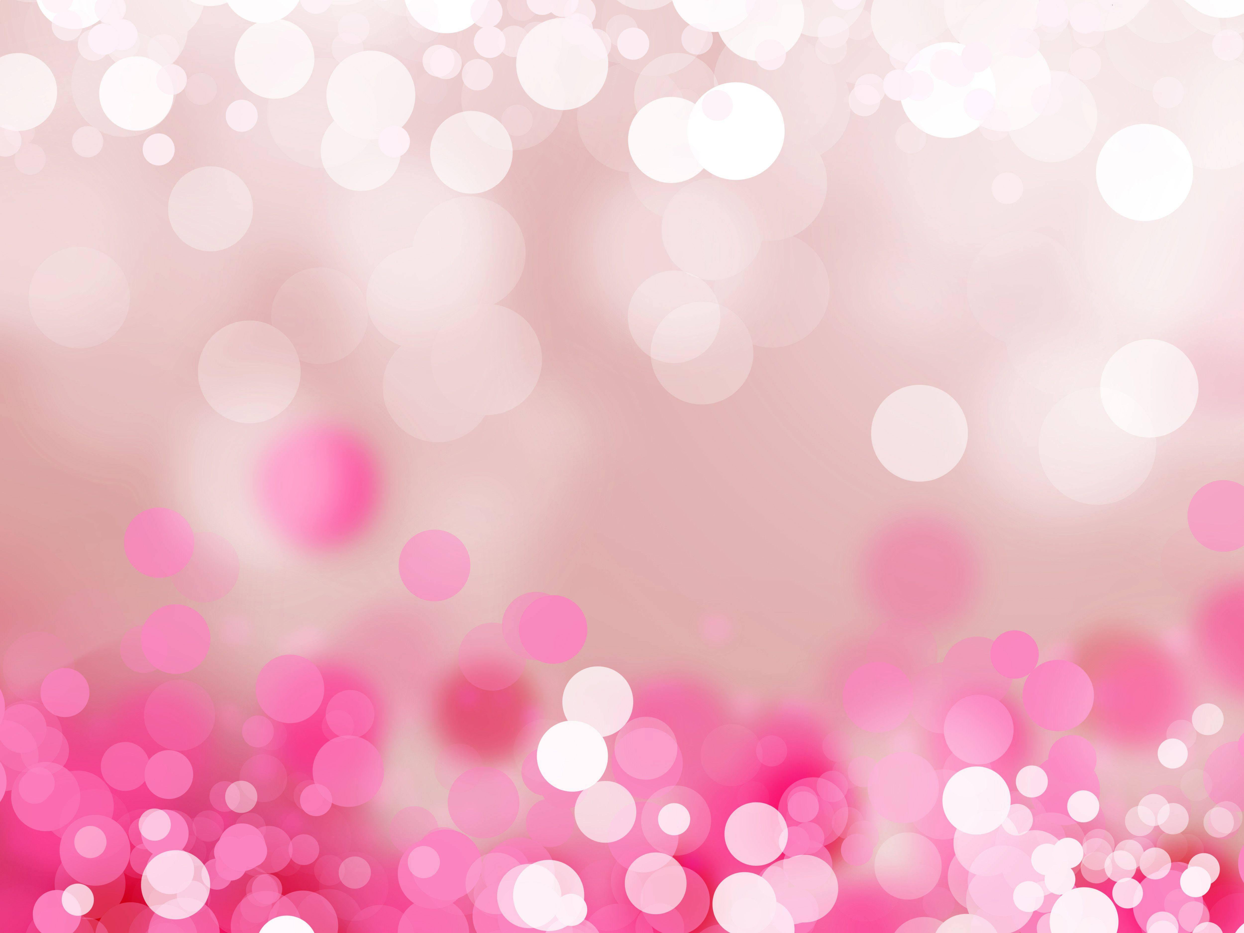 Círculos de Bokeh Rosa Lindo Fondos de pantalla