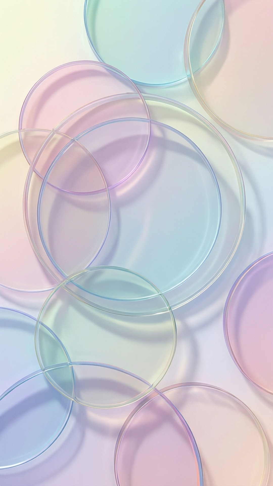 Círculos Geométricos Pastel Fondos de pantalla