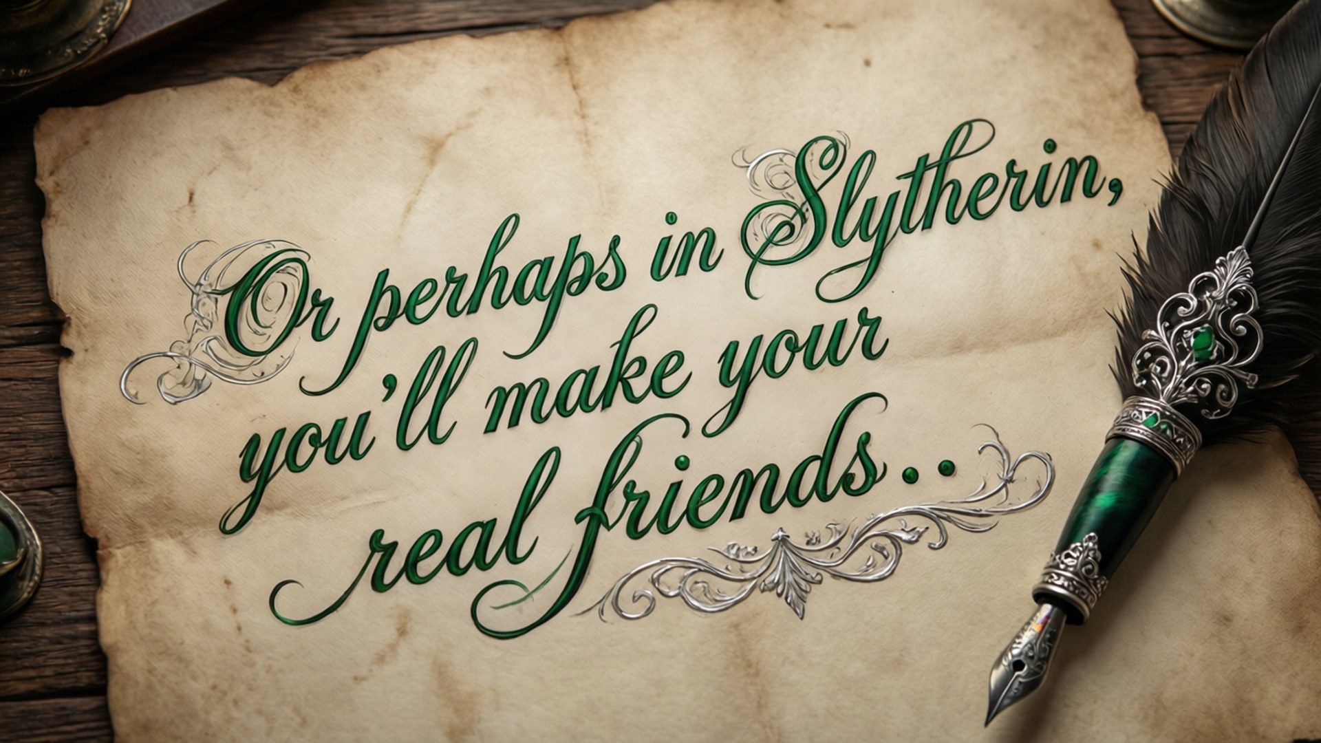 Cita de Selección de Slytherin Fondos de pantalla