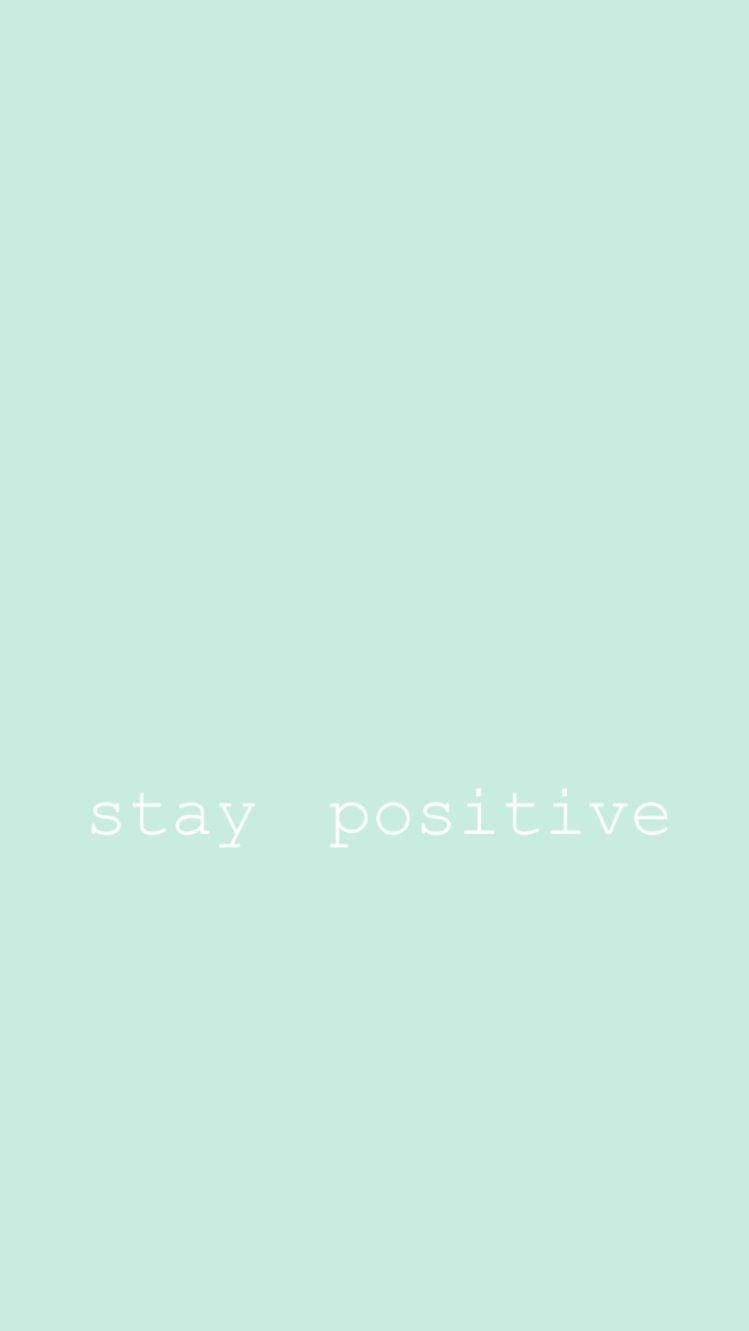 Cita estética verde claro positiva Fondos de pantalla