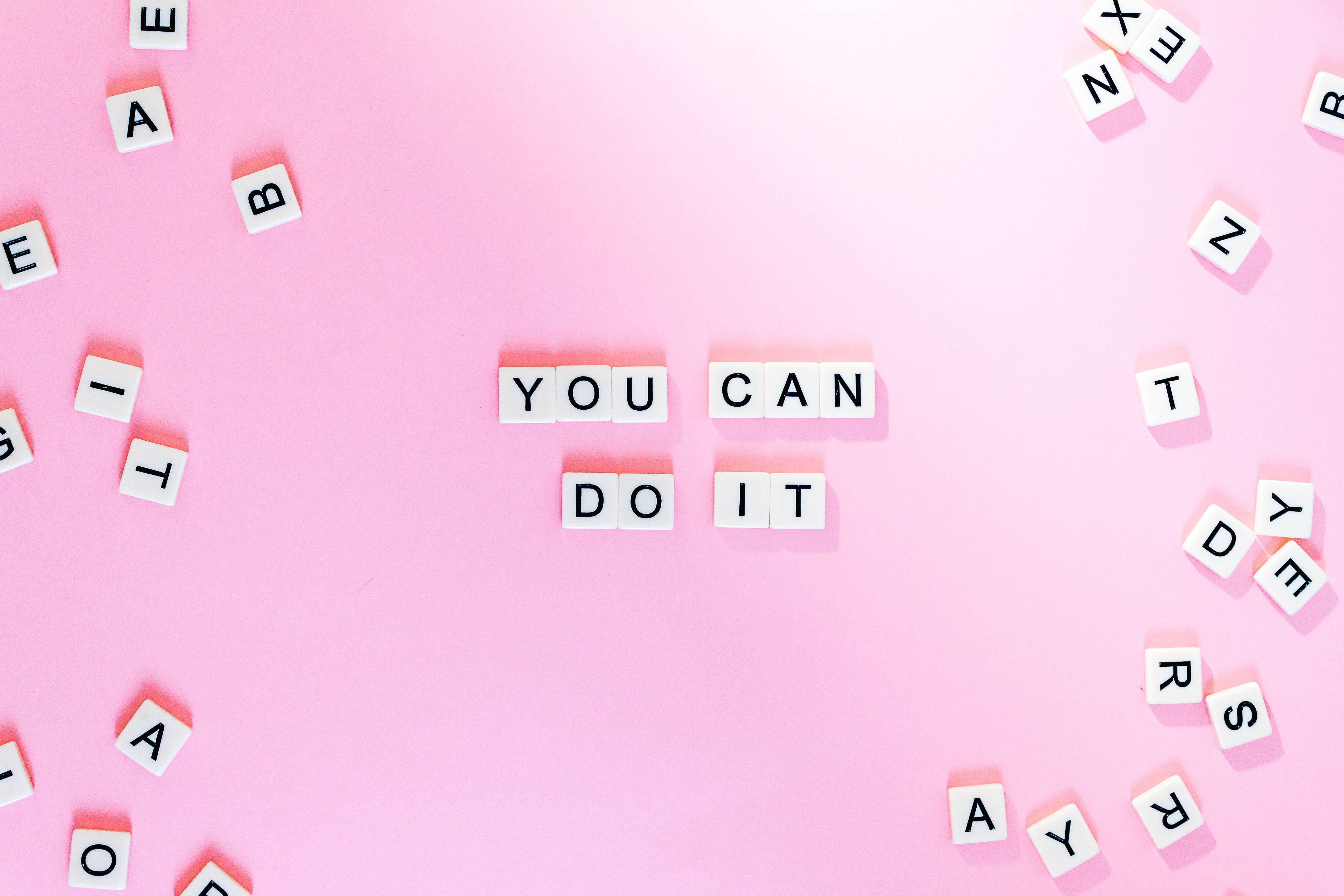 Cita inspiradora rosa y linda Fondos de pantalla