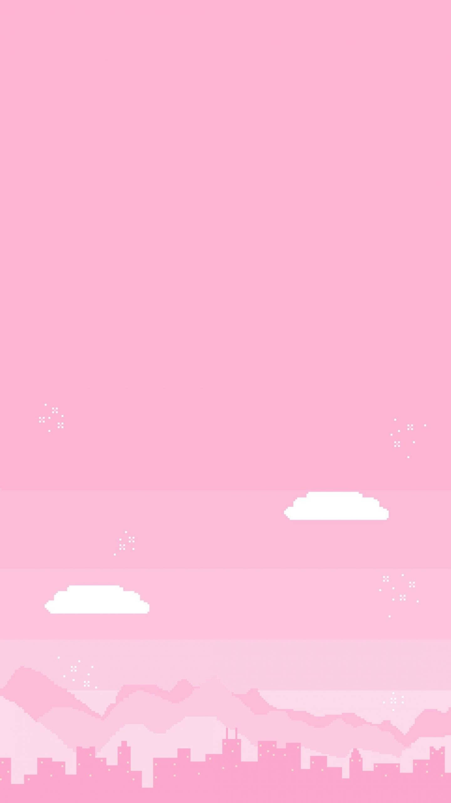 Ciudad Kawaii Rosa Fondos de pantalla