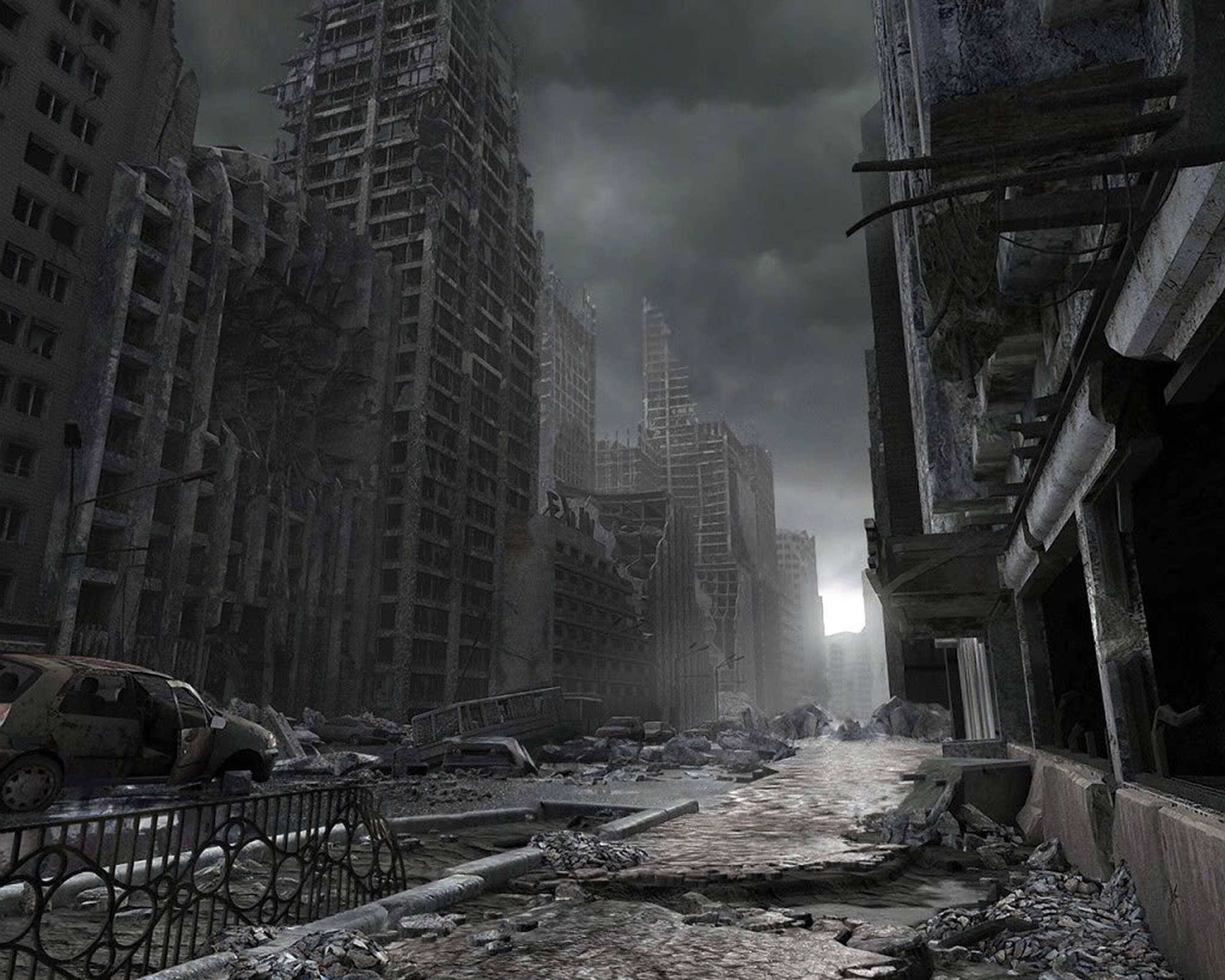 Ciudad Oscura Abandonada Fondos de pantalla