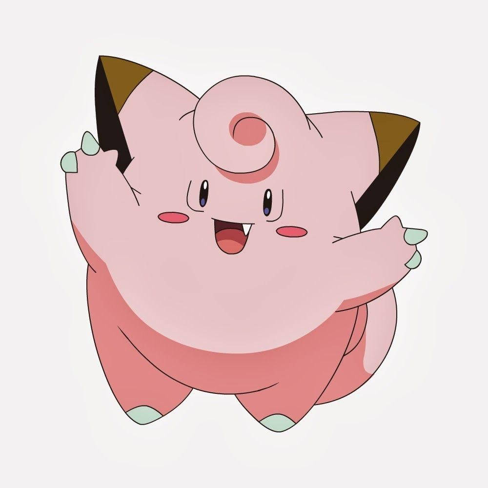 Clefairy en su pose característica Fondos de pantalla