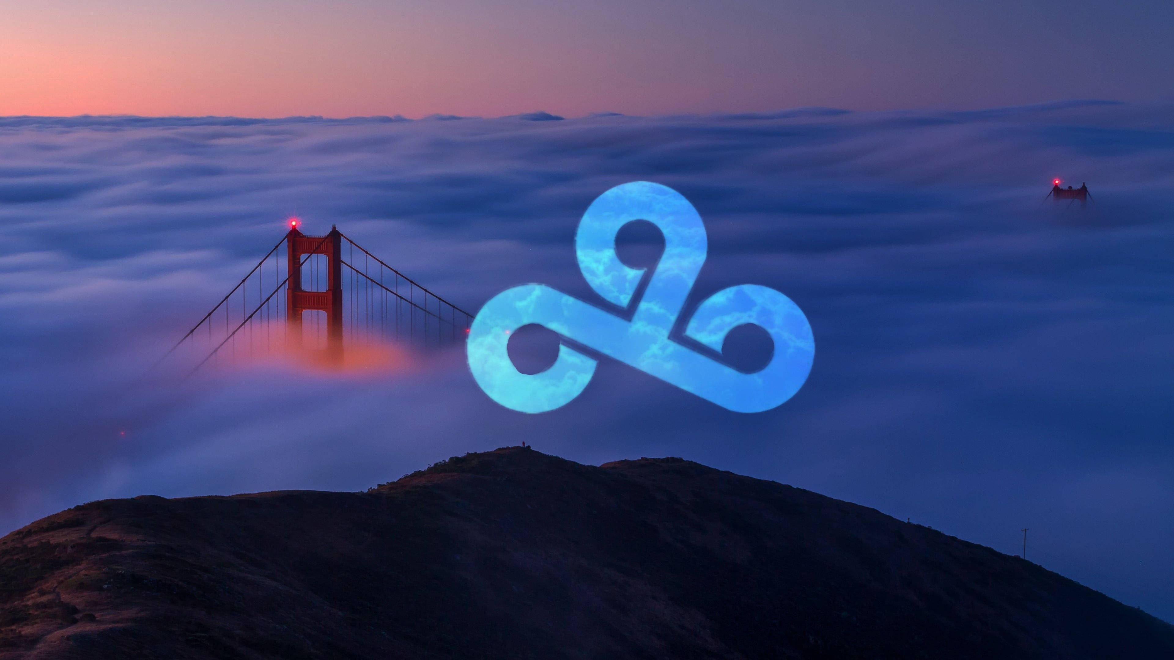 Cloud9 Golden Gate Bridge Cloud Logo Fondos de pantalla