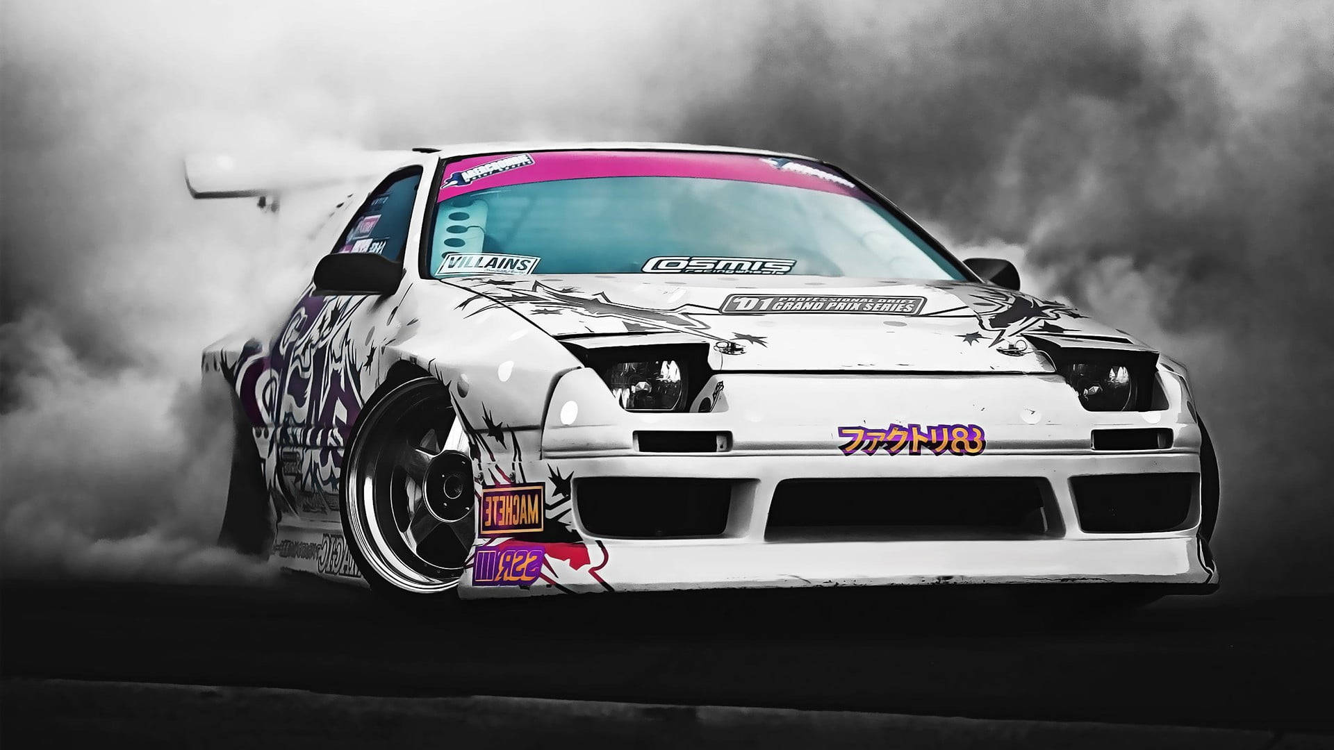 Coche deportivo japonés de drift Fondos de pantalla