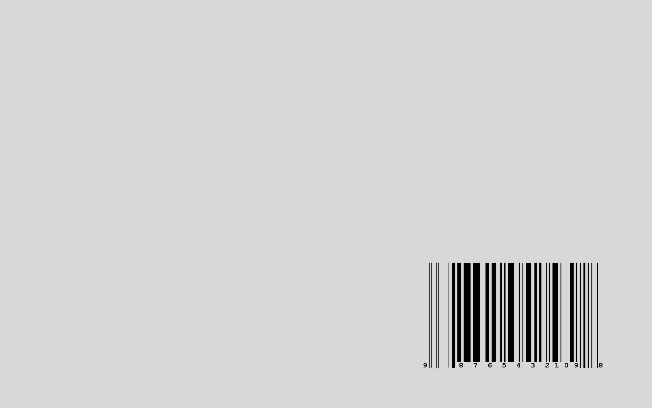 Código de Barras Estético Simple Fondos de pantalla