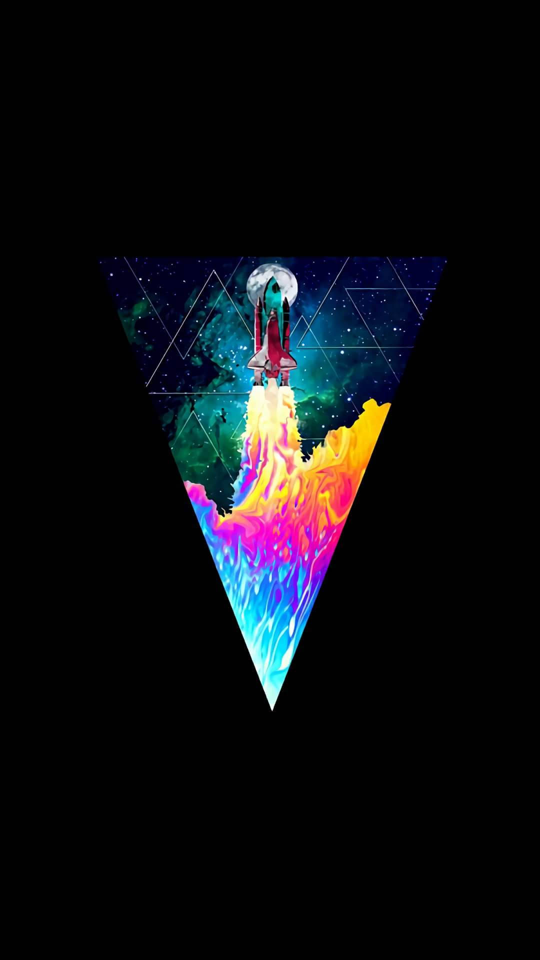 Cohete Espacial OLED Fondos de pantalla