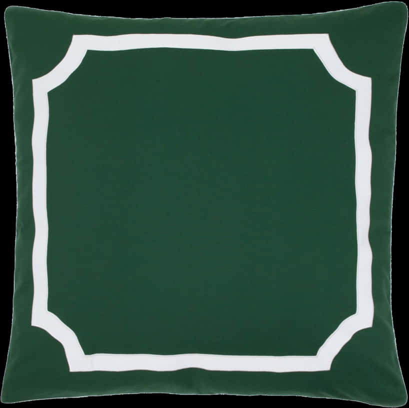 Cojín decorativo verde con borde blanco Fondos de pantalla