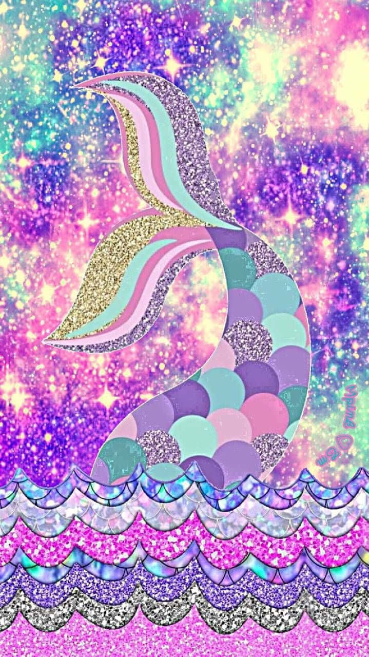 Cola y Mar Brillo de Sirena Fondos de pantalla