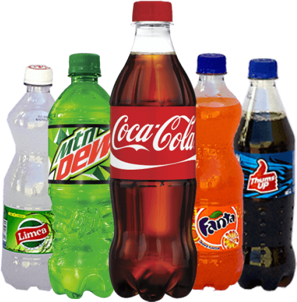 Colección de botellas de refresco variadas Fondos de pantalla