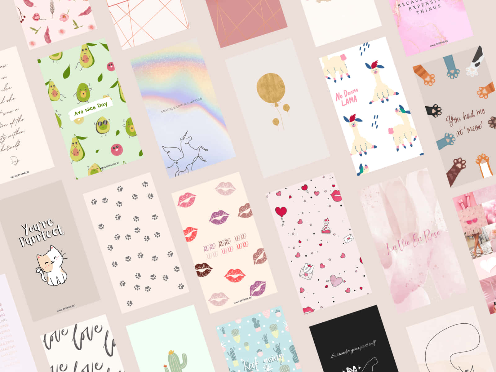 Colección de Cosas Lindas y Estéticas Fondos de pantalla