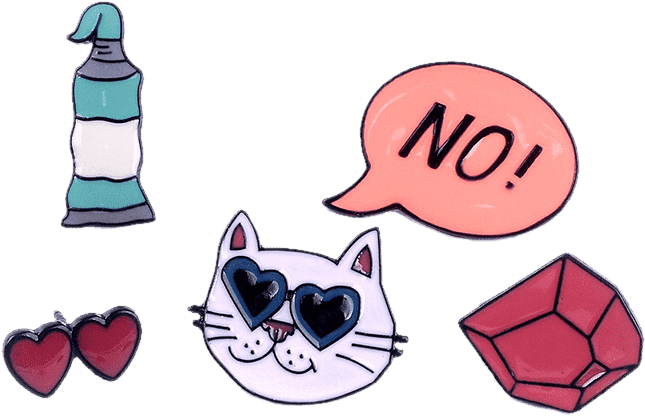 Colección de Stickers de Gatos Divertidos Fondos de pantalla